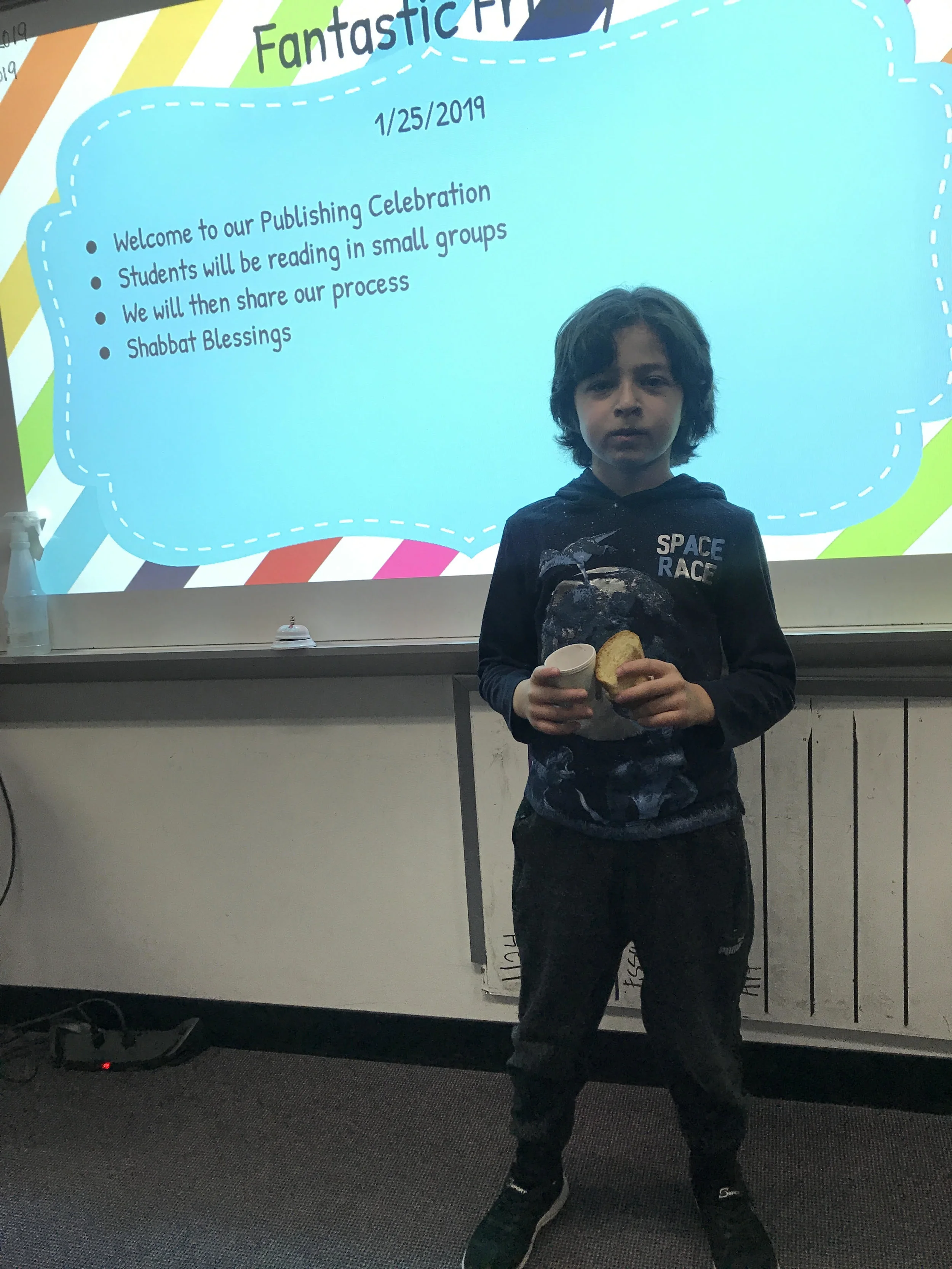 Abe's Personal Essay Reading Day / Photo by Lisa Goldwater