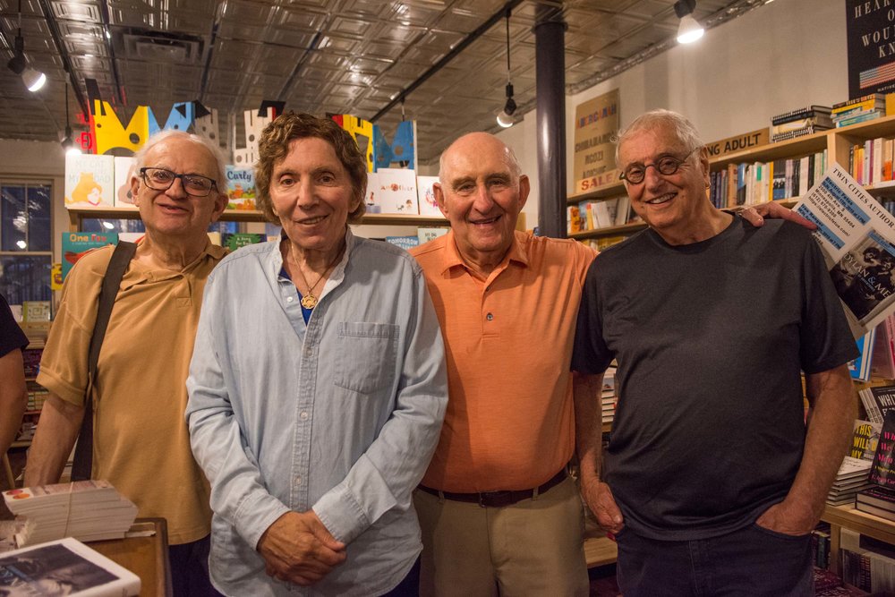  David Unowsky, Louie Kemp, Jerry Waldman and Dick Cohn  Next Chapter Booksellers  St. Paul, MN / August 13th, 2019  Steven Cohen Photography   