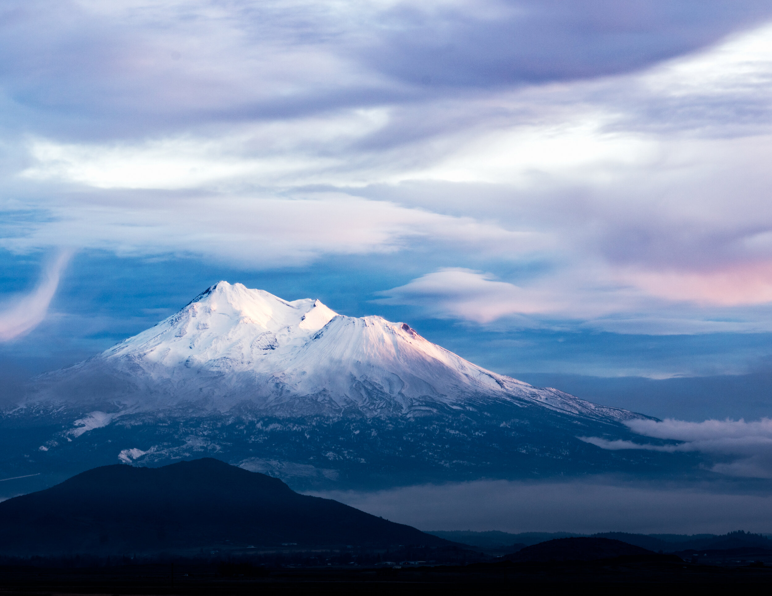  Mount Shasta sunset  