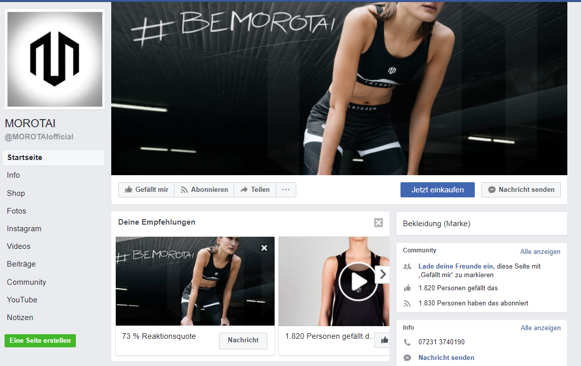 Facebook Page Morotai August 2017