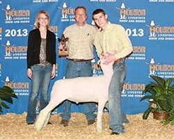 2013 Champion Heavy Weight Finewool at the Houston Livestock Show and Rodeo Shown by Gabe Jennings
