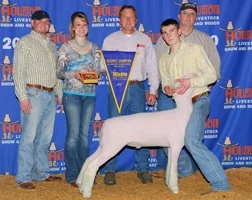 2010 Reserve Champion Finewool at the Houston Livestock Show & Rodeo Shown by Gabe Jennings