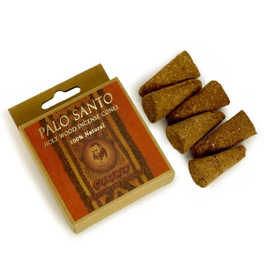 Palo Santo and Cinnamon Incense Cones - Protection & Prosperity - 6 Cones