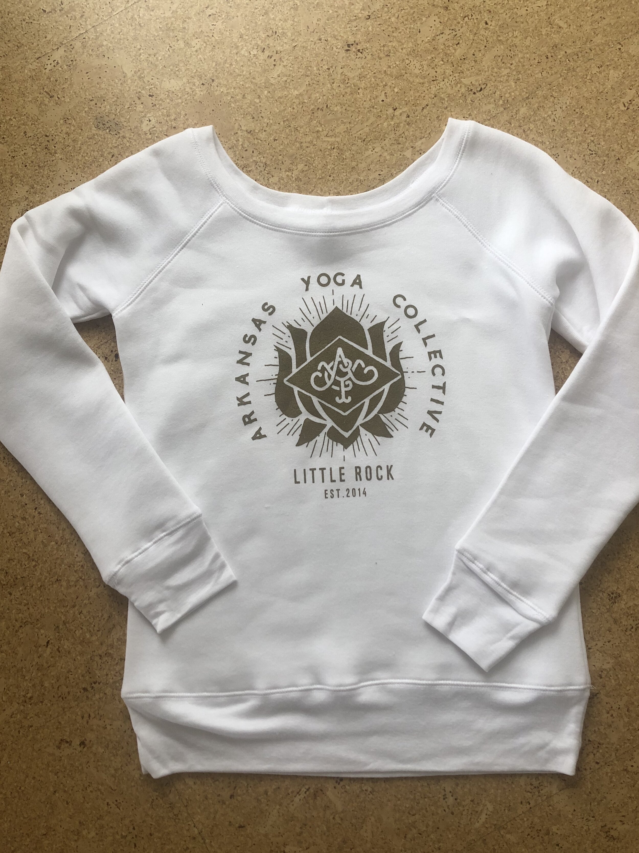 Wide Neck AYC "The Sacred Blooming of the Lotus" Sweatshirt 