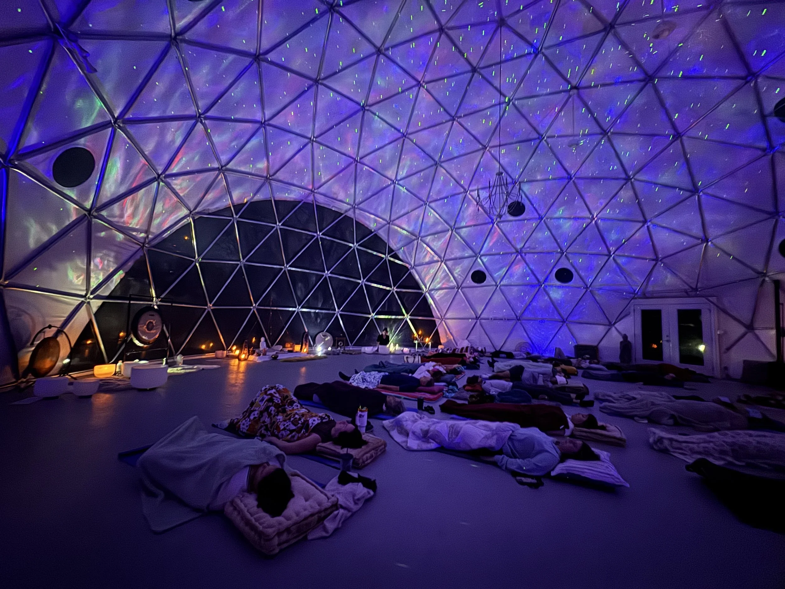 Restorative Yoga and Sound Immersion at the Dome