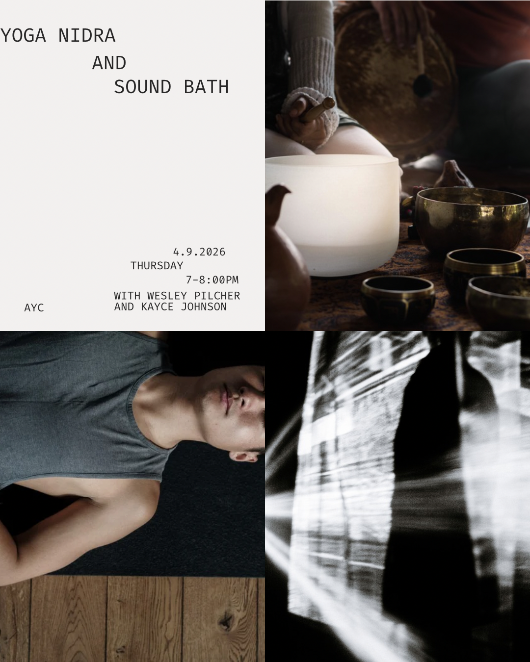 Yoga Nidra and Sound Bath Class 