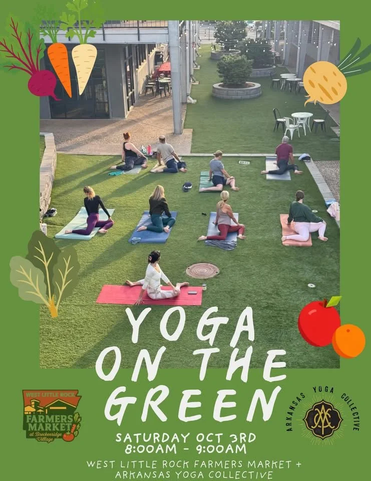 Yoga on the Green at the WLR Farmers Market 
