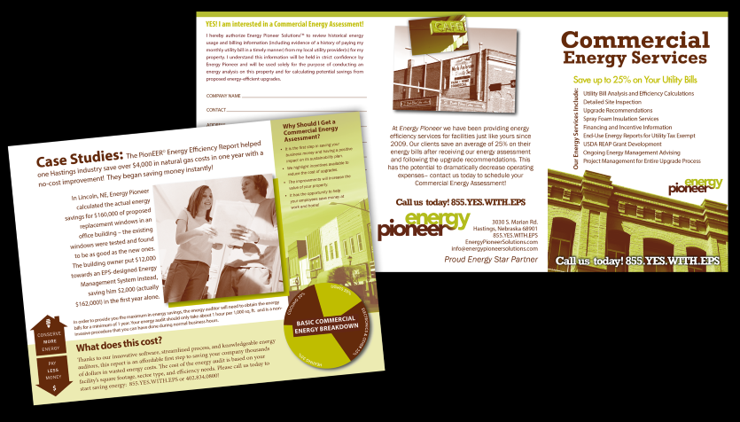 Energy Pioneer Commercial Services Mailer