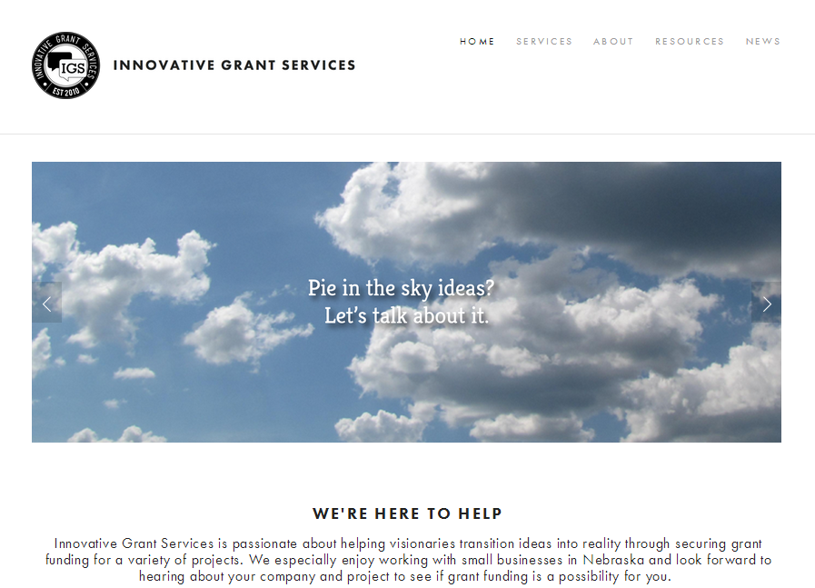Innovative Grant Services Website