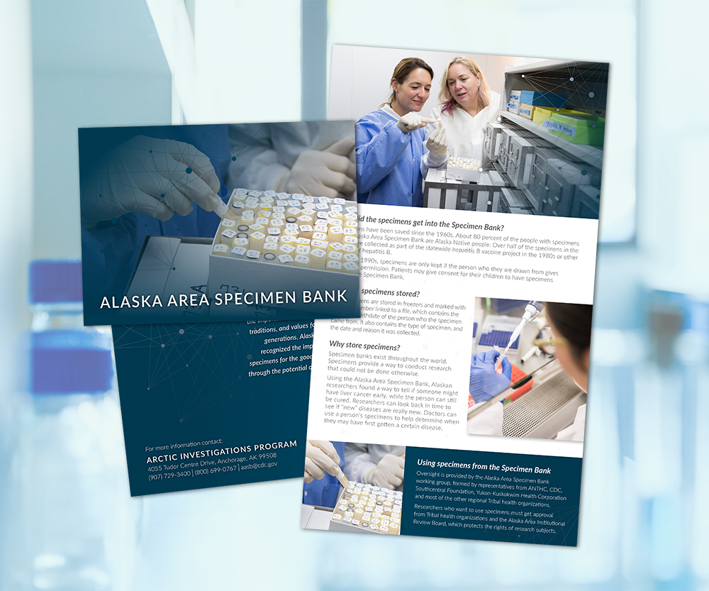 Alaska Area Specimen Bank brochure