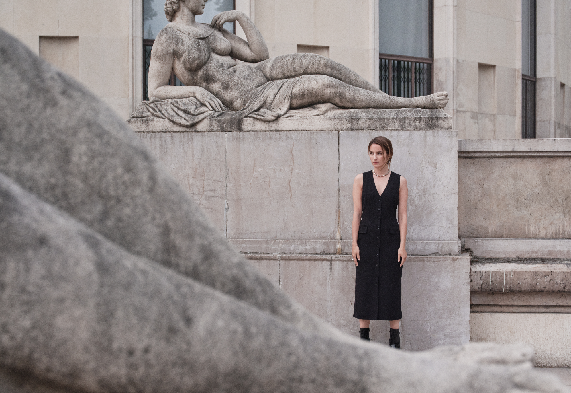 Dianna Agron for La Ligne at Musee d'Art Moderne