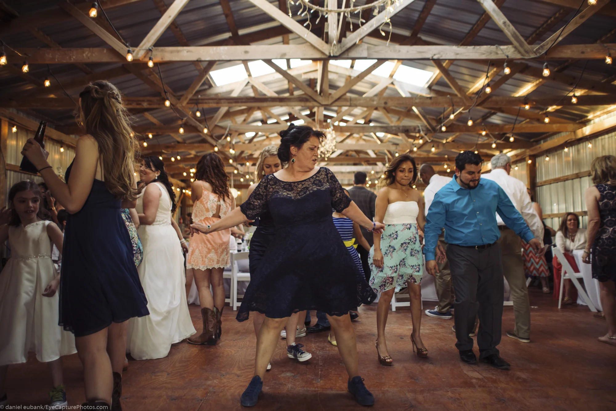 Mom Dancing at Barn Wedding by Daniel Eubank