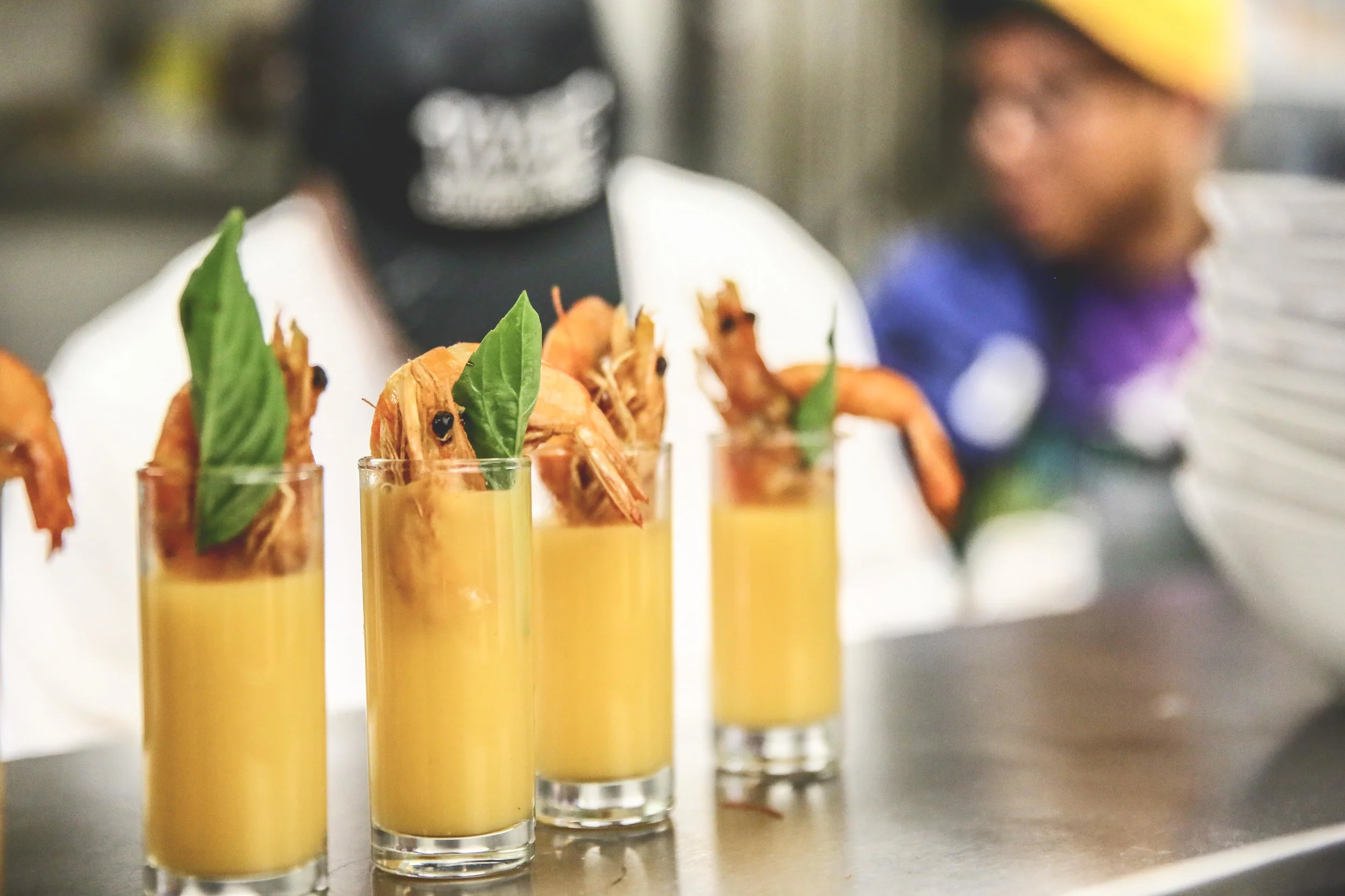 Hi! Sinigang shrimp shooters. Photo: TookHNL