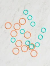 STITCH MARKERS (You won't need these for a scarf, but you will need them for a hat.)