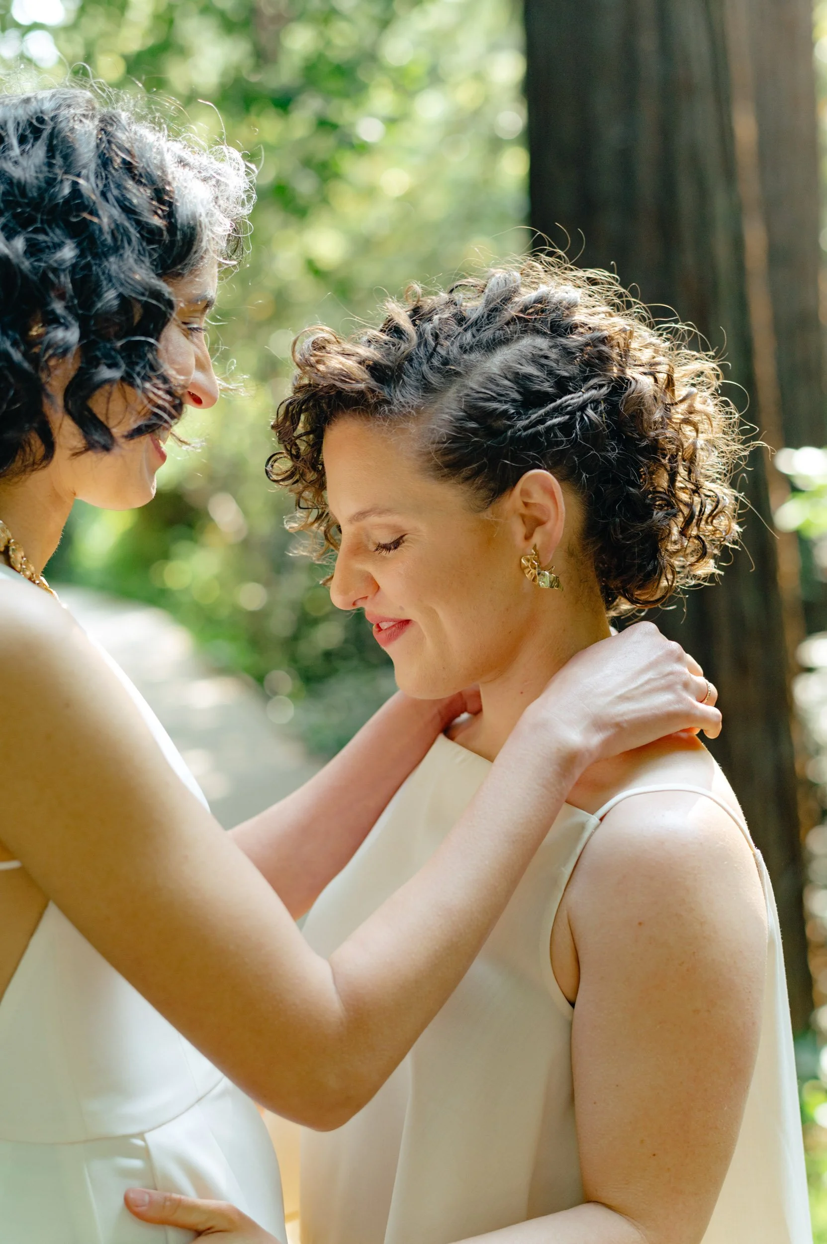 Queer interracial couple is caught in a beautifully natural moment by Amira Maxwell