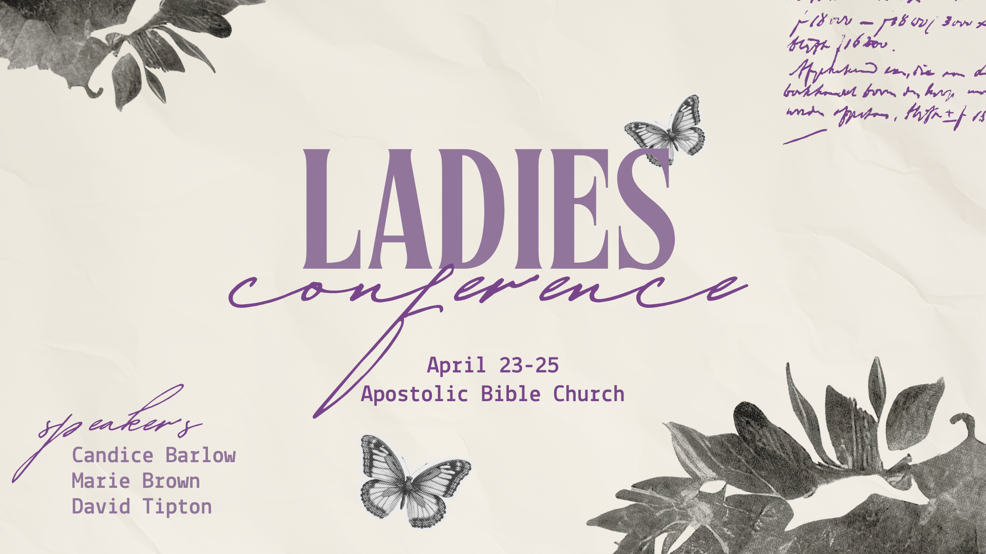 Ladies Conference | 2026
