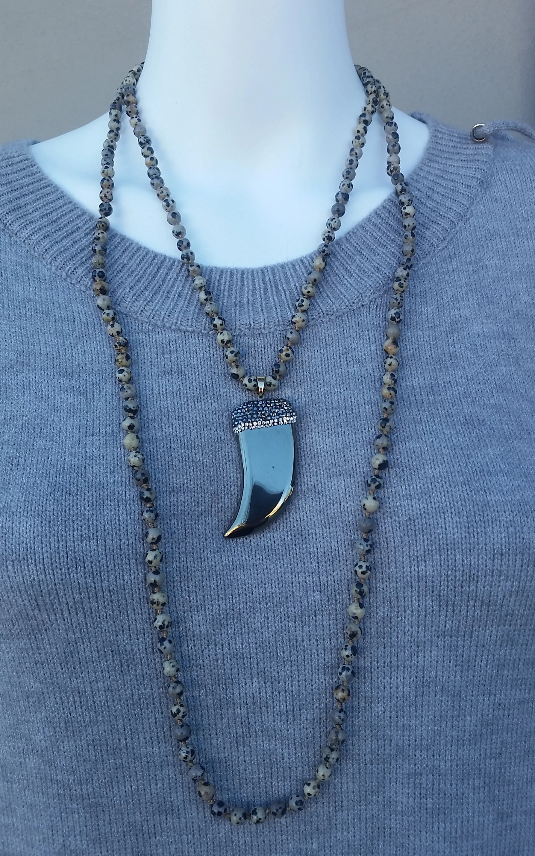 Dalmatian Jasper Choker 2.jpeg