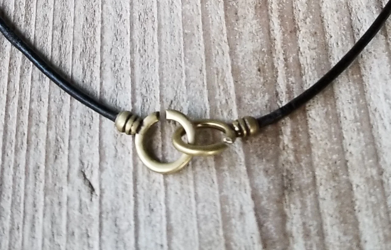 C Clasp Leather Necklace 2.jpeg