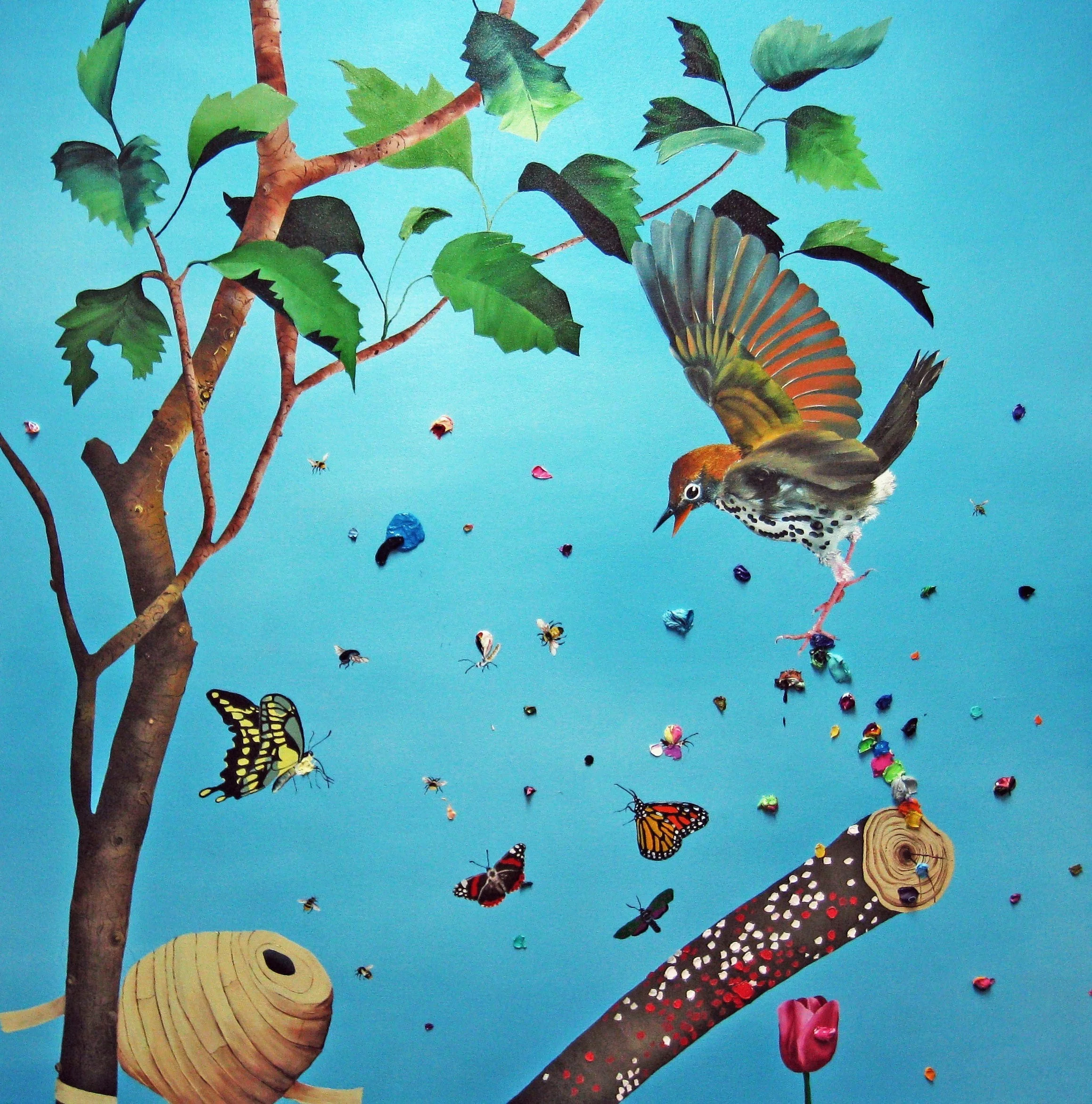 songs that should never be written oil on canvas 48 x 48 inches 2009