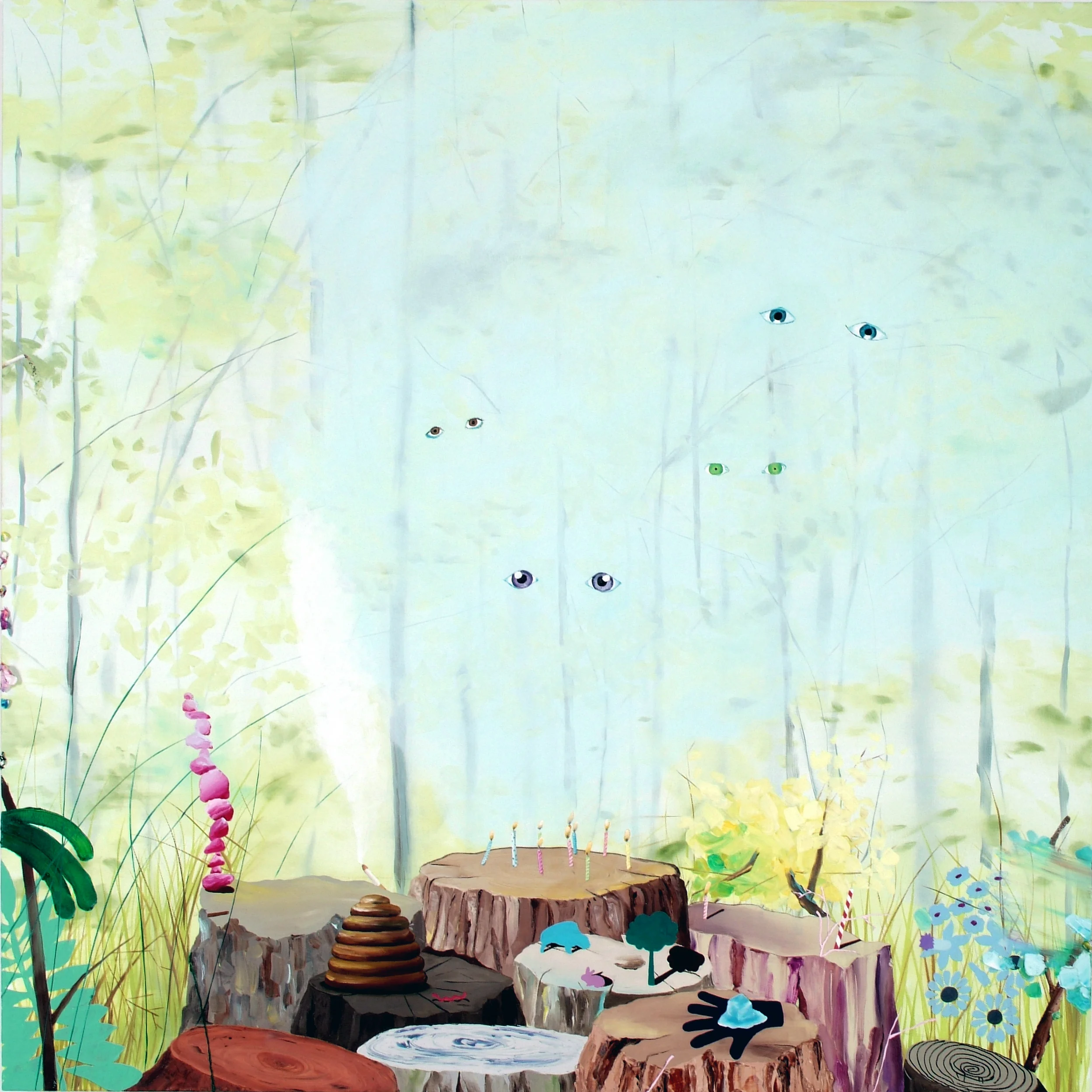 books talked to us as if seasons stayed the age of 12 oil on canvas 76 x 80 inches 2005