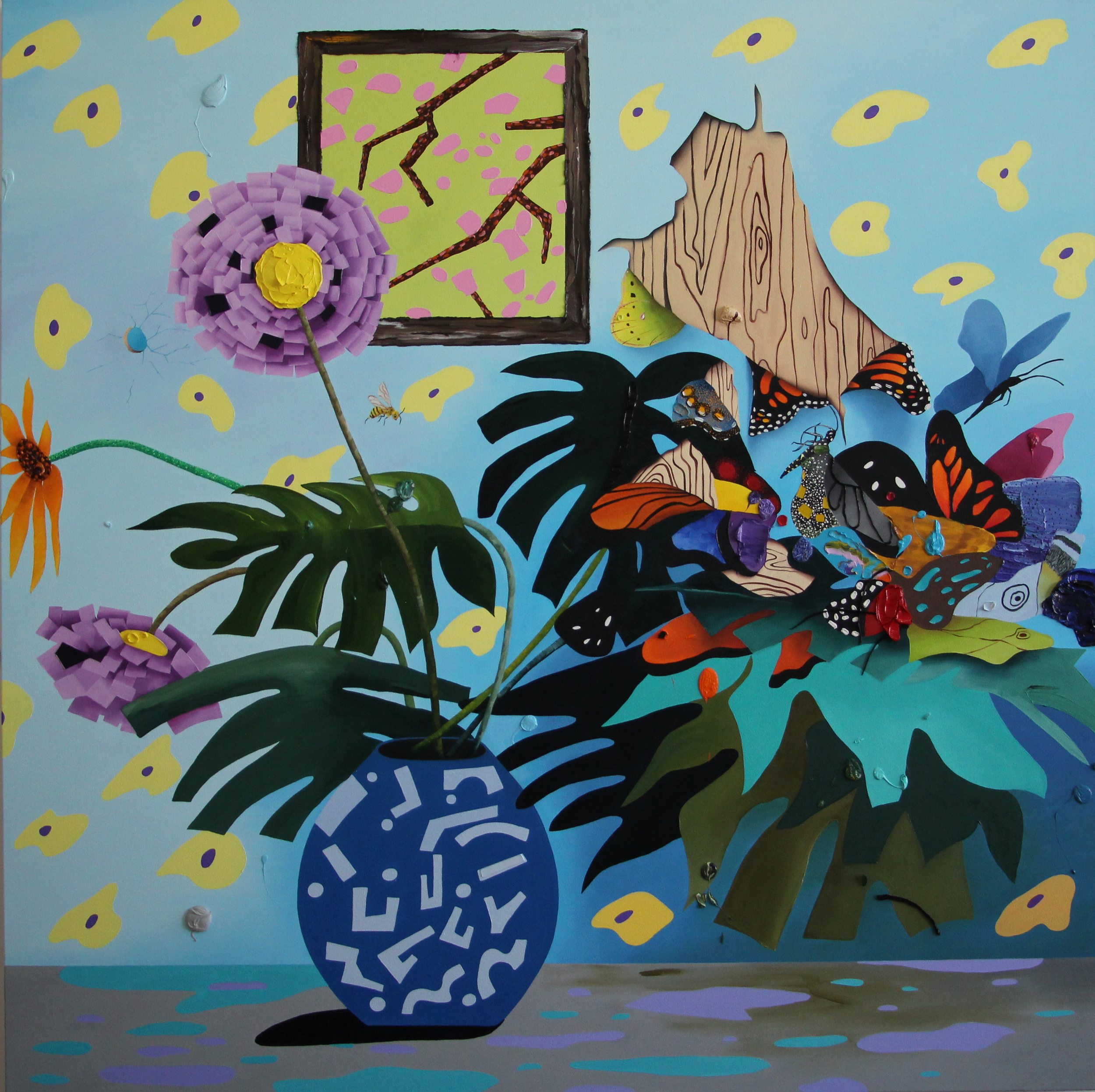 untitled oil on canvas 48 x 48 inches 2016