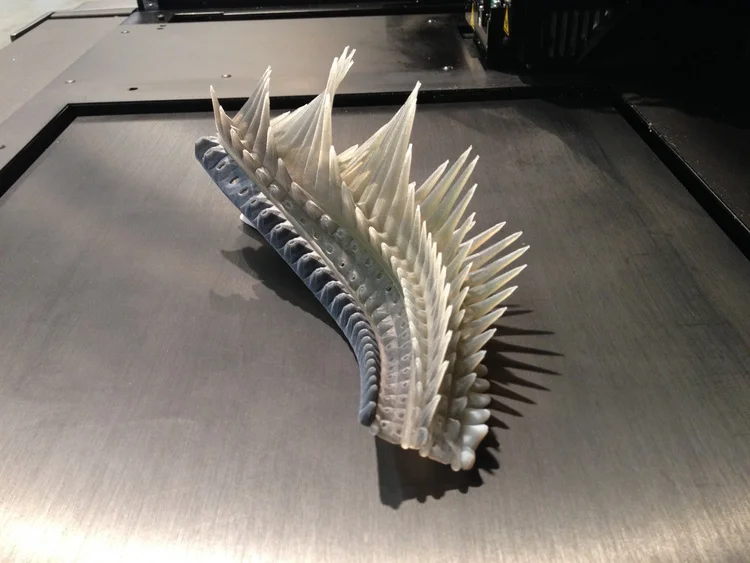 The Objet500 Connex3 lets you build rigid, rubber-like and clear parts into one model and offers hundreds of composite materials, blended right in the 3D printer. 