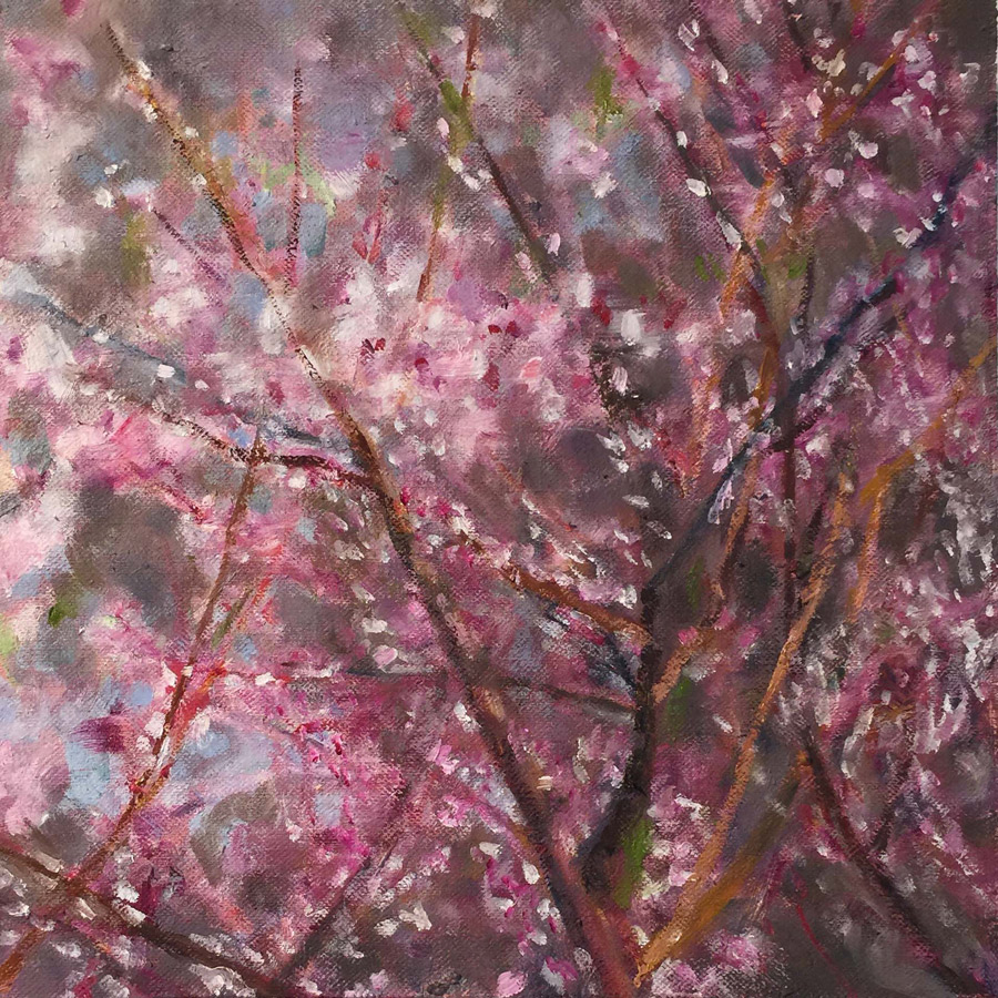tiny pink branches