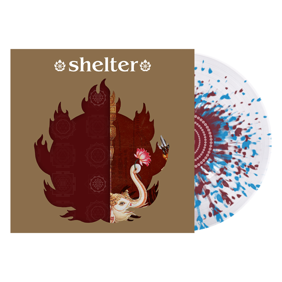 Shelter - The Purpose The Passion - Clear with Splatter.png