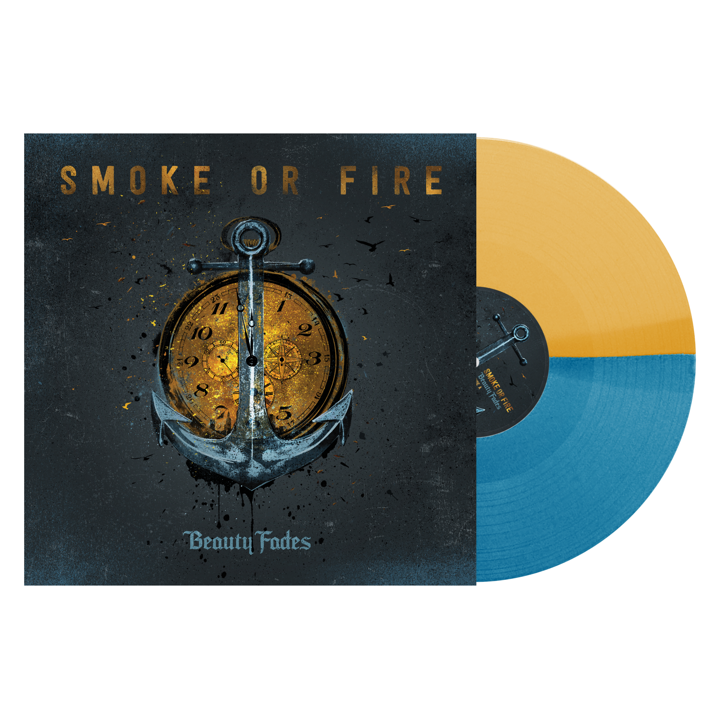 Smoke Or Fire - Beauty Fades - Vinyl - Indie - Gold Blue.png