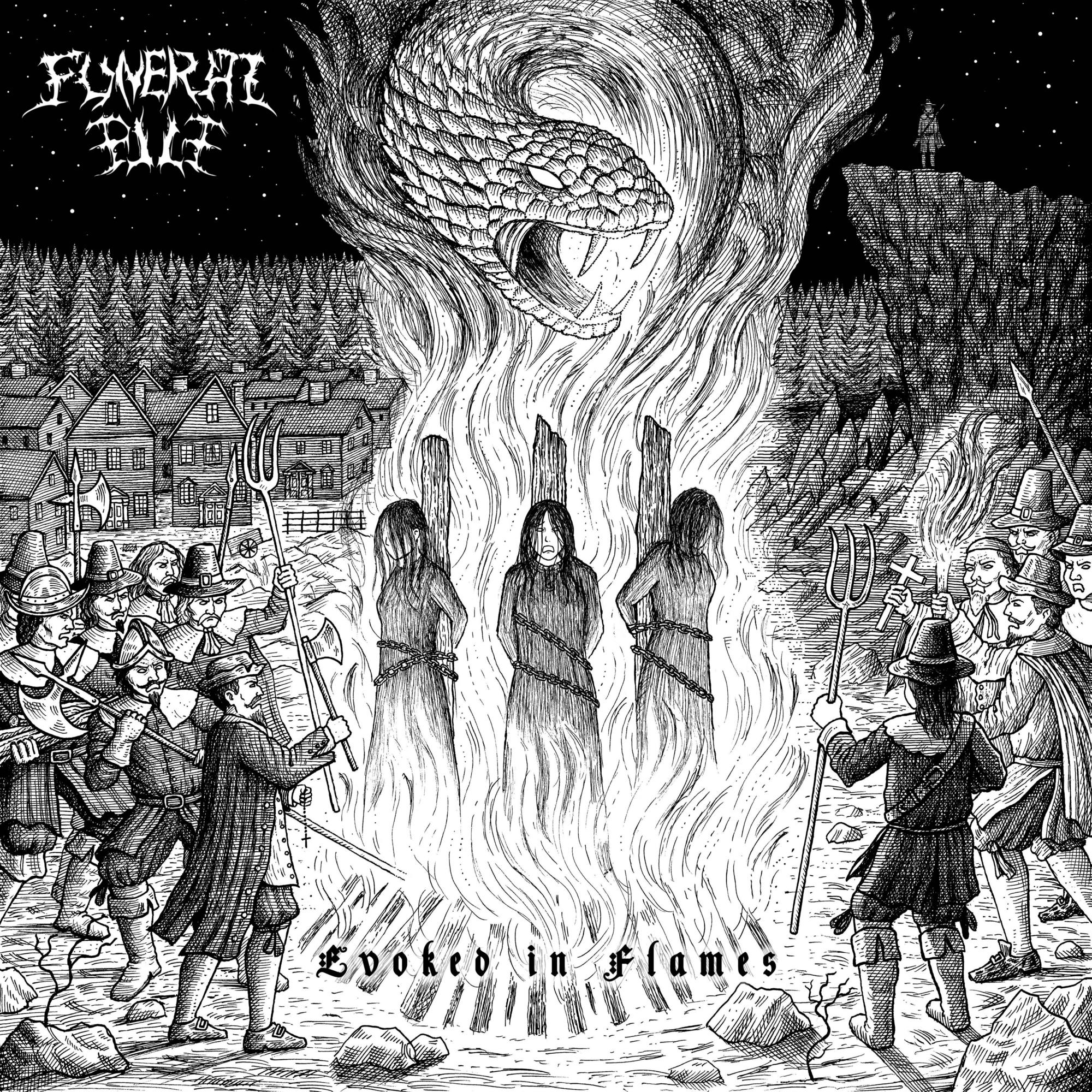 Funeral Pile - Evoked IN Flames - Cover.png
