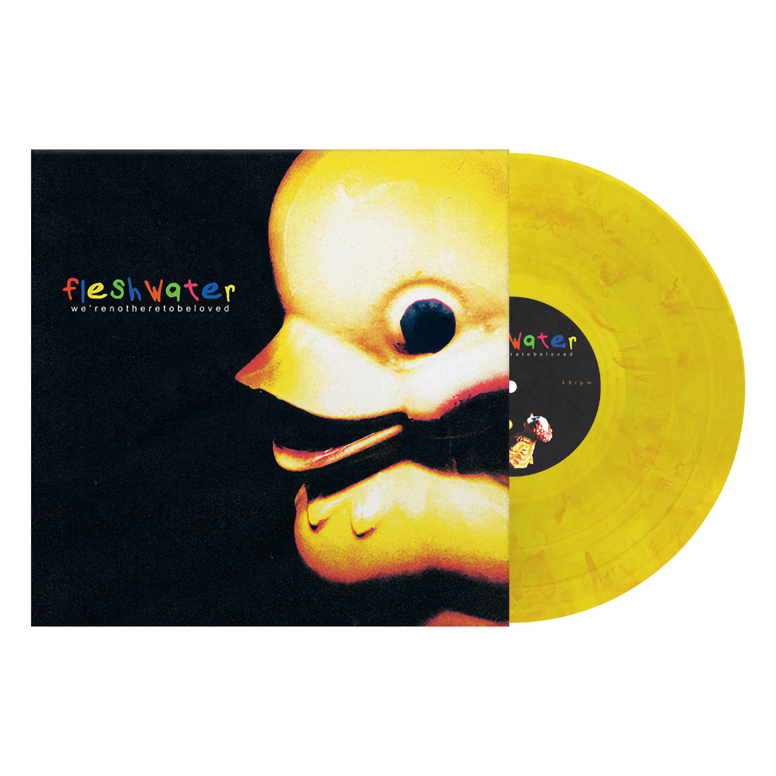 Fleshwater - We're Not Here To Be Loved - Vinyl - Yellow Marble.png