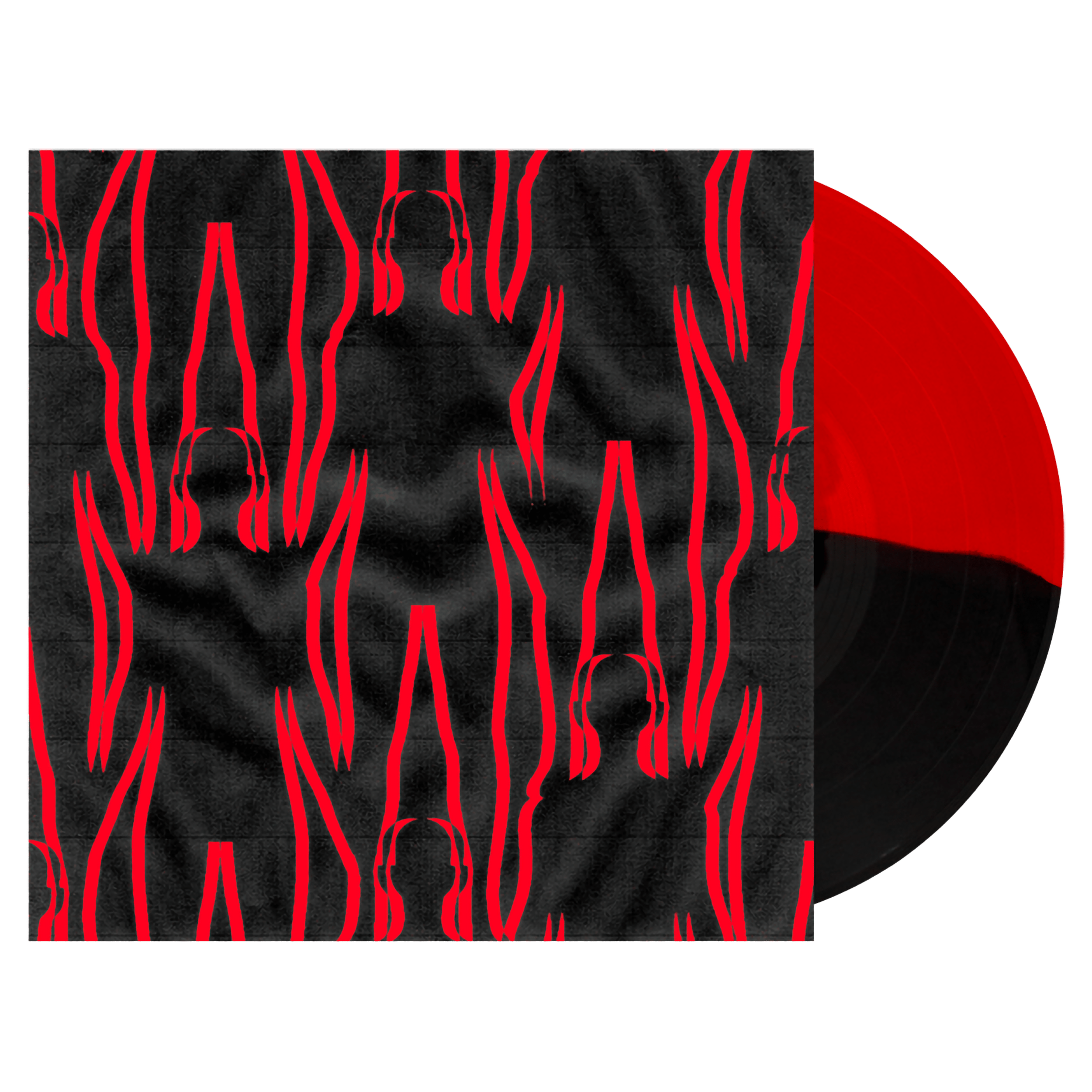 Deaf Kids + Pet Brick - Deafbrick - Vinyl - Red : Black.png
