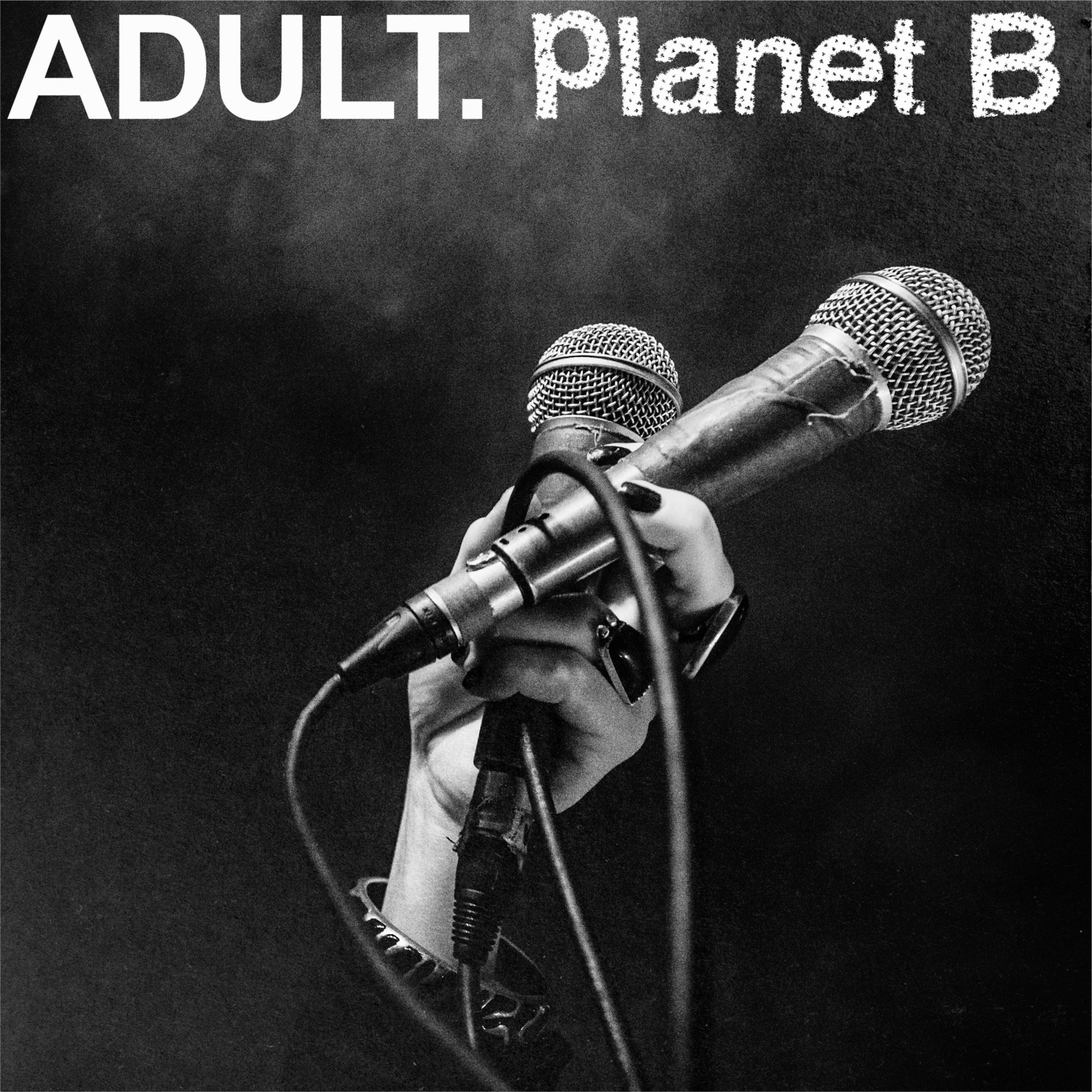 ADULT. & Planet B - Glass in the Trash b:w Release Me - Cover.png