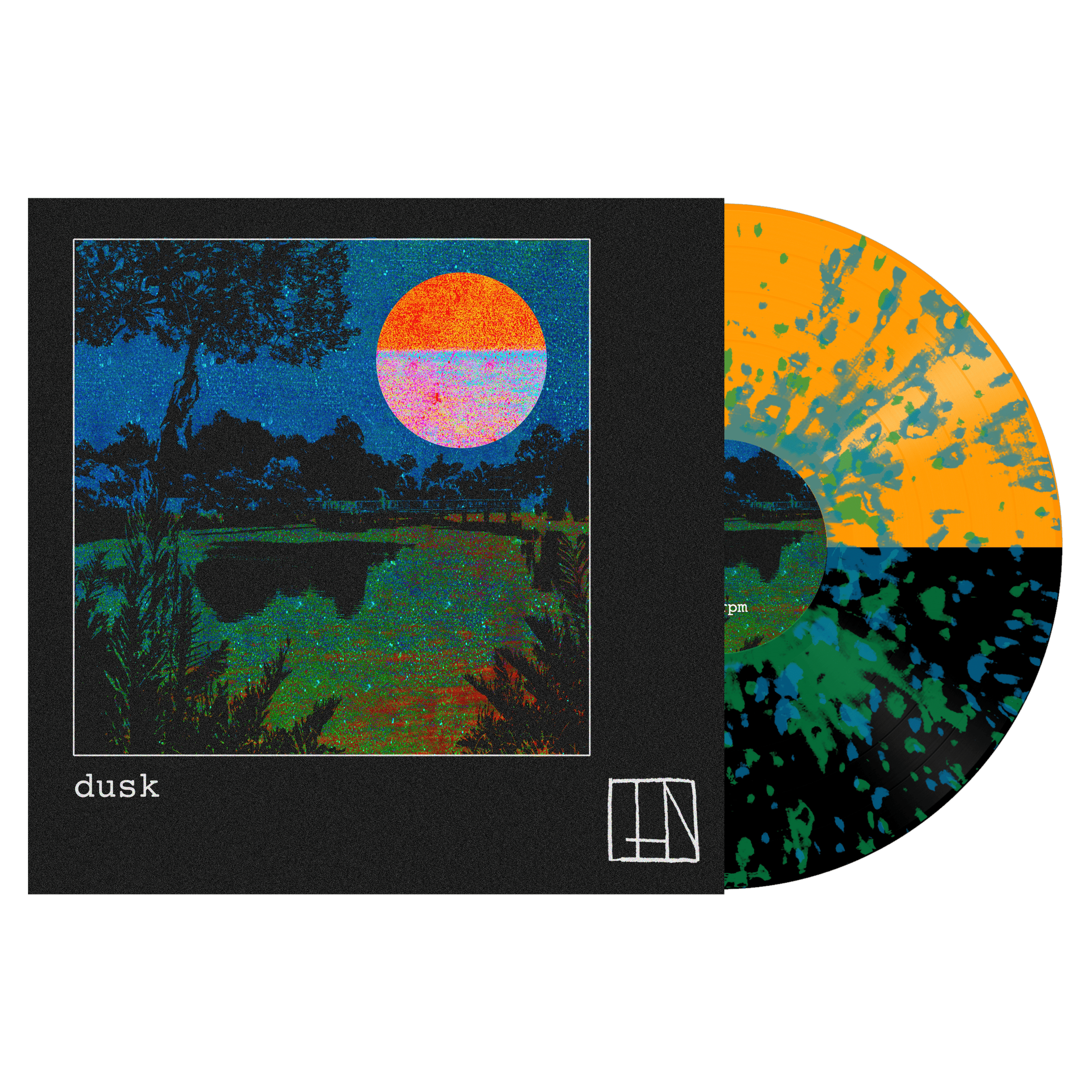 Thin - Dusk - Vinyl - Black Orange with Splatter.png