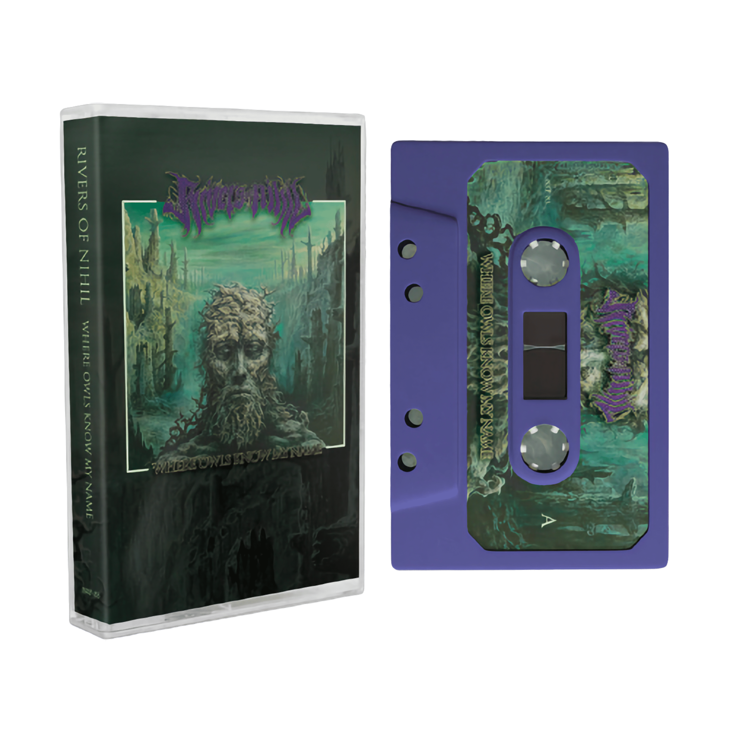 rivers of nihil - where owls know my name - cassette - purple.png