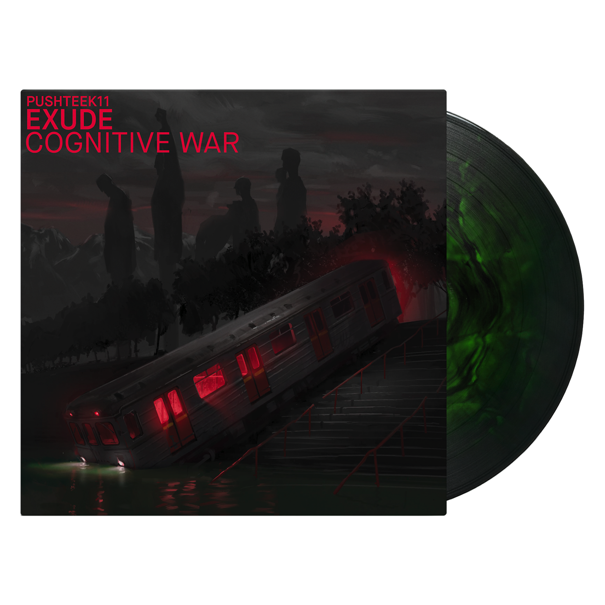 Exude - Cognitive War - Vinyl - Swamp Gree.png