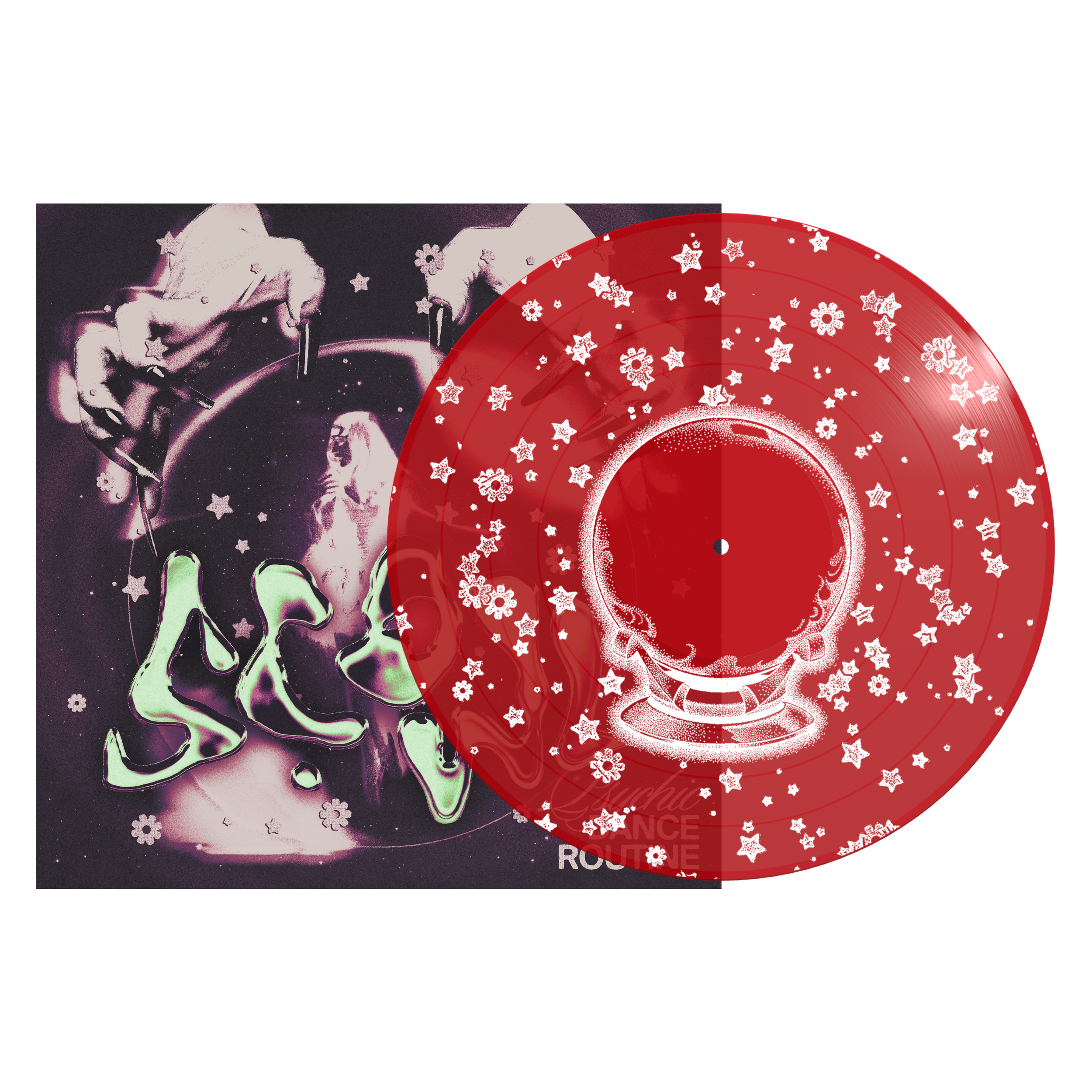 Scowl - Psychic Dance Routine - Vinyl - Transparent Red - Back.png