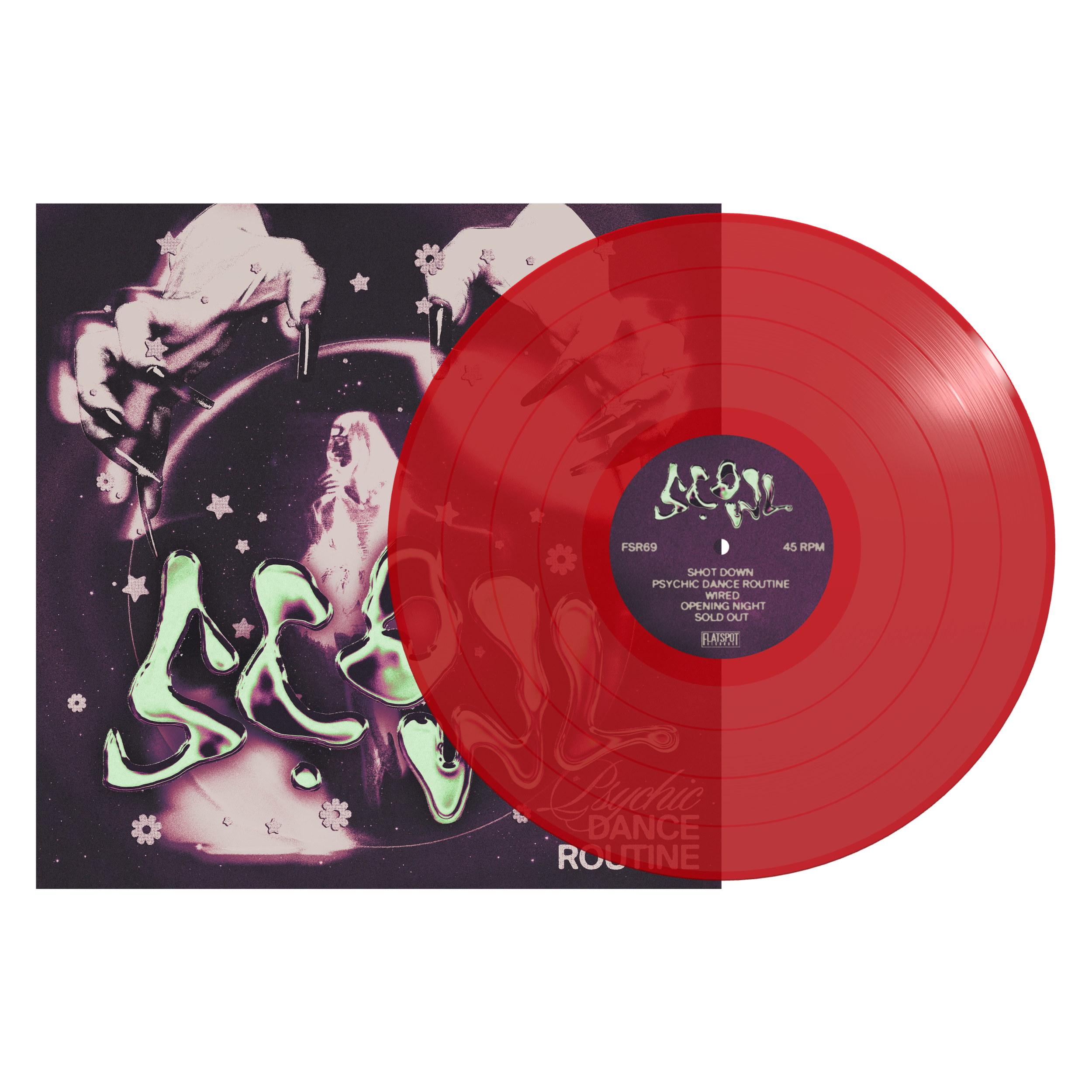 Scowl - Psychic Dance Routine - Vinyl - Transparent Red - Front.png