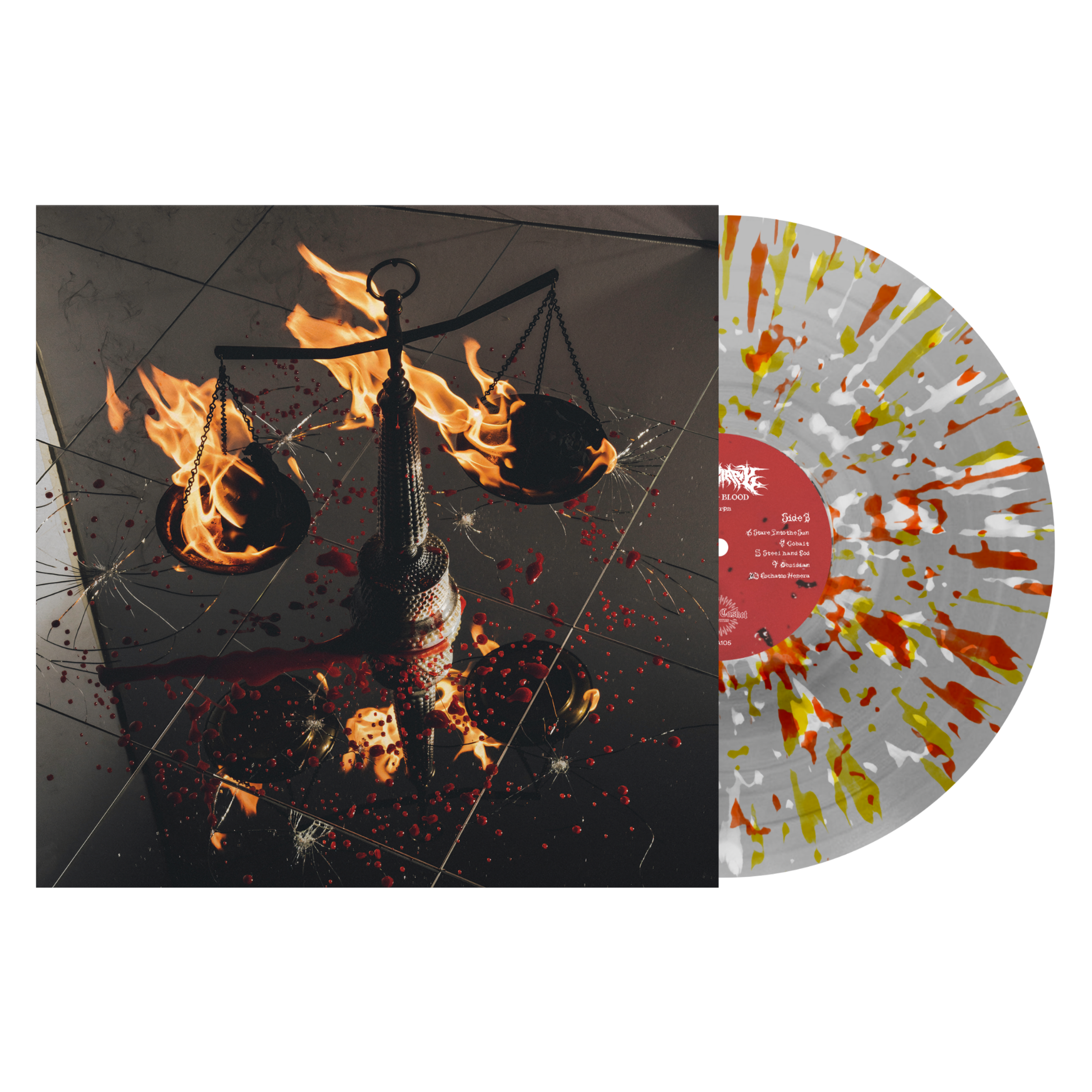 Judiciary - Flesh Blood - Vinyl - Silver with Splatter.png