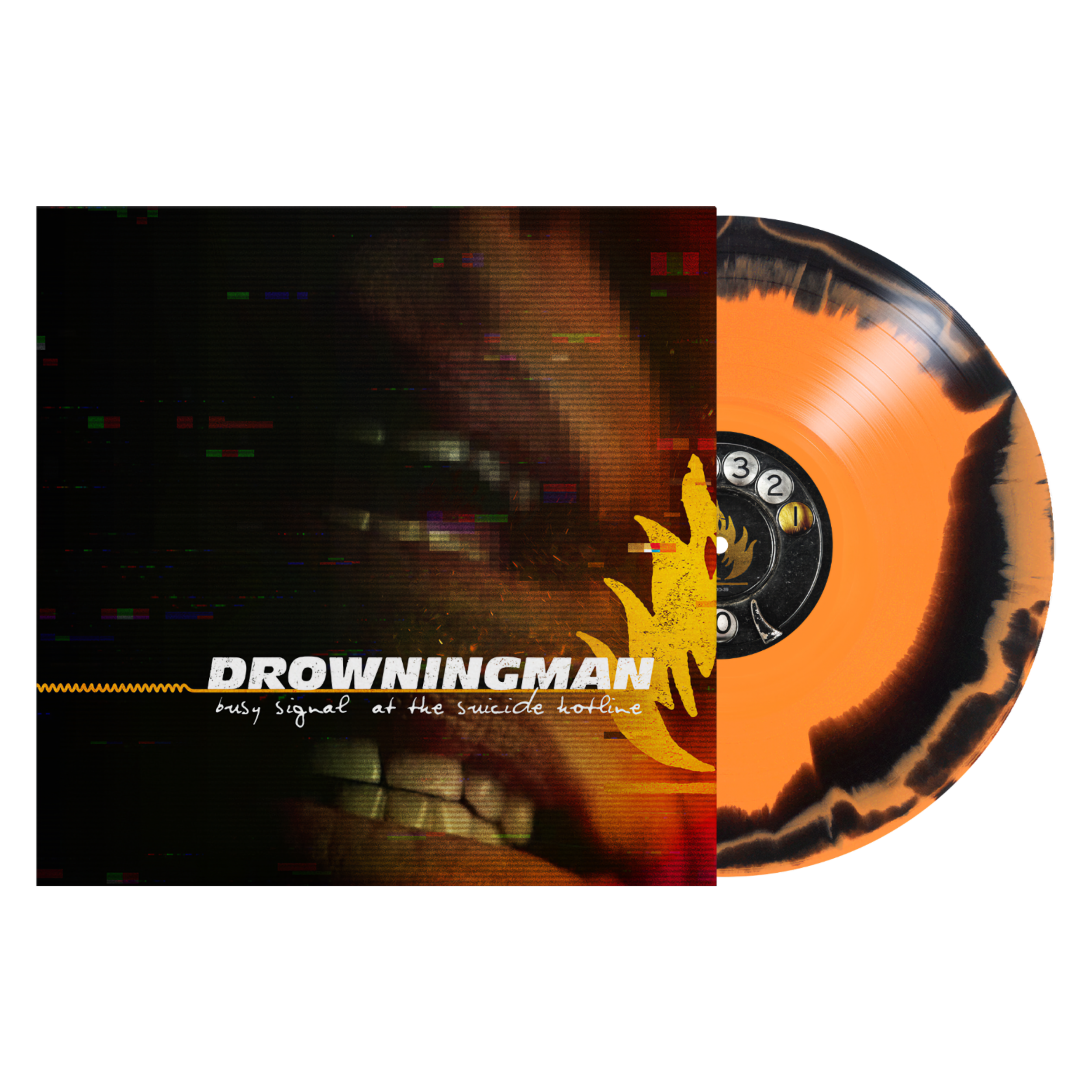 Drowning Man - Busy - Vinyl - Orange Black Smash.png