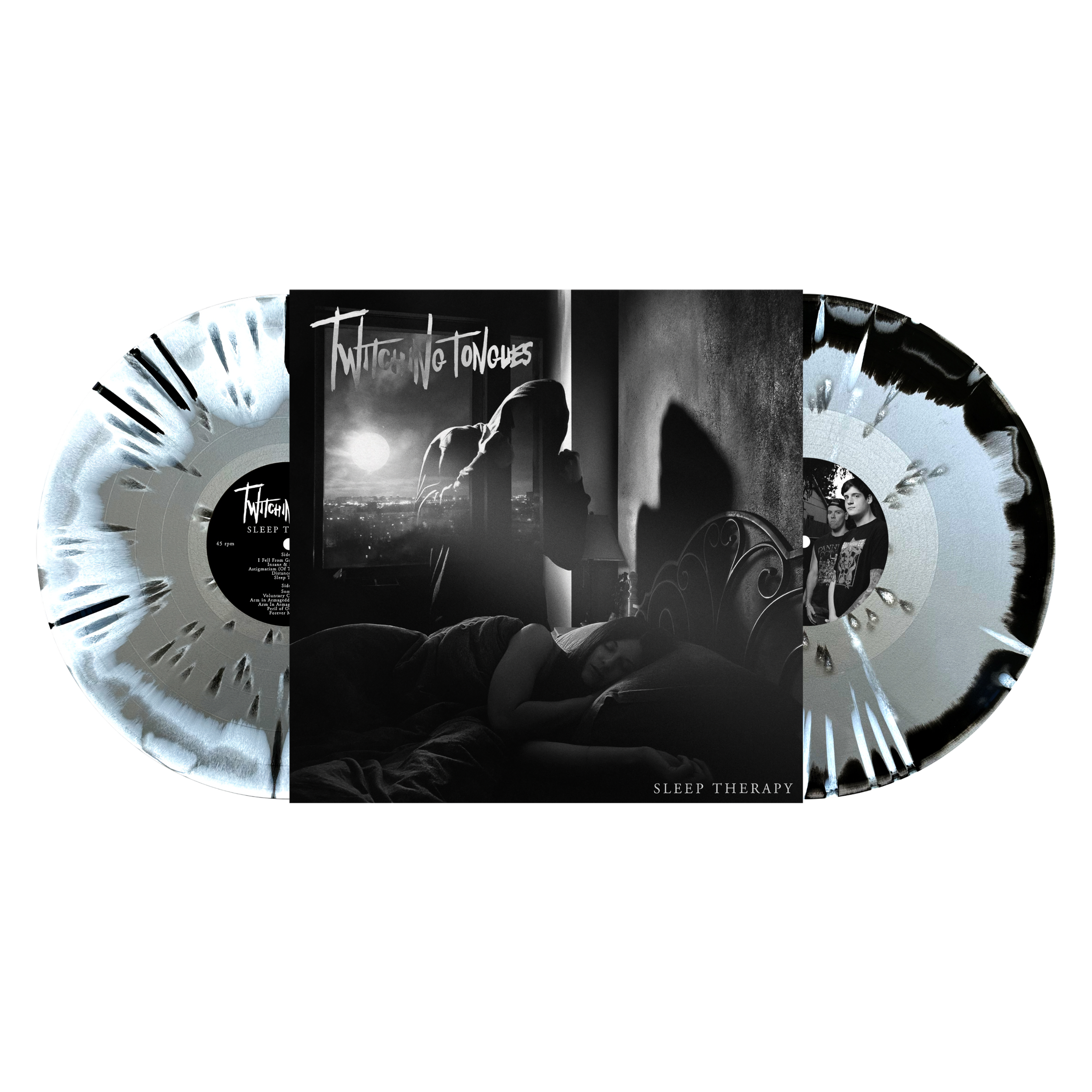 Twitchting Tongues - Sleep Therapy - Black Silver w: Splatter.png