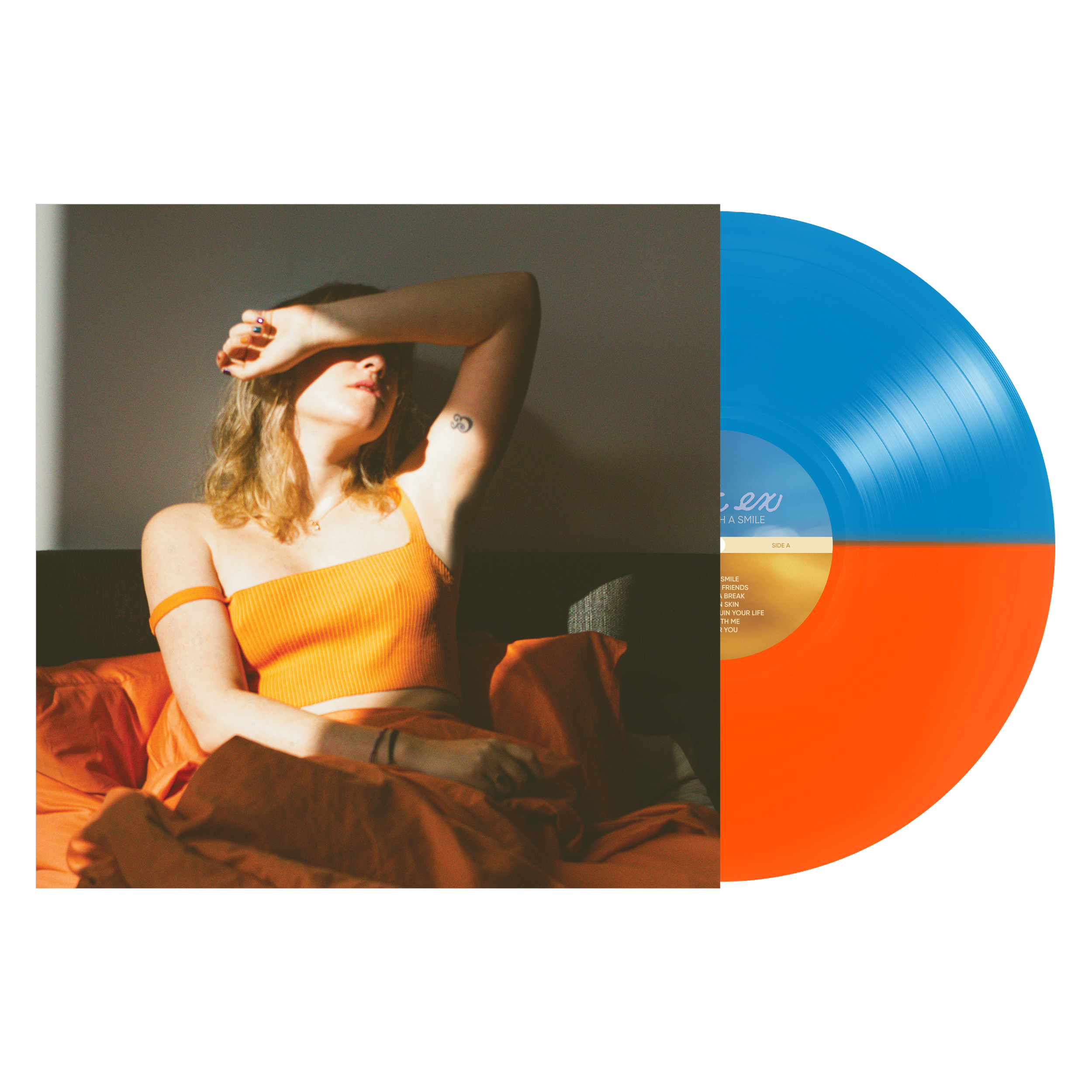 Best Ex - With A Smile - Vinyl - Orange Blue.png