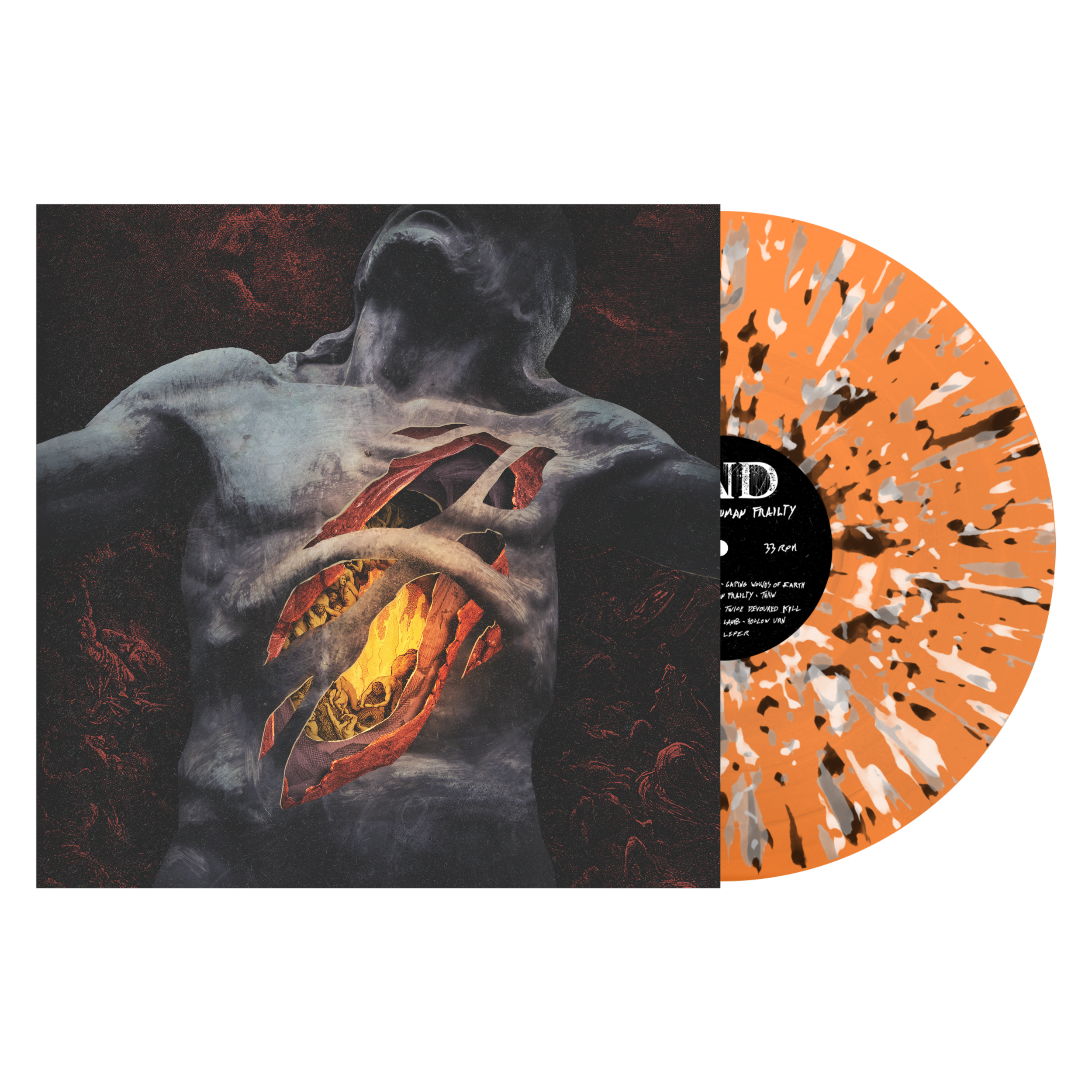 END - The Sin of Human Frailty - Vinyl - Orange with Splatter.png