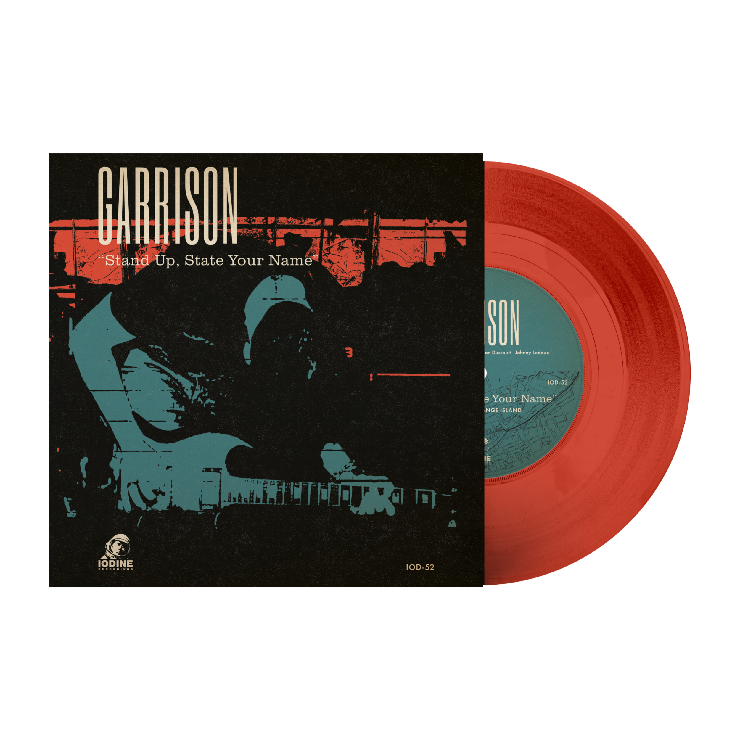 Garrison Orange Island - Split -  Vinyl - Red - A Side.png