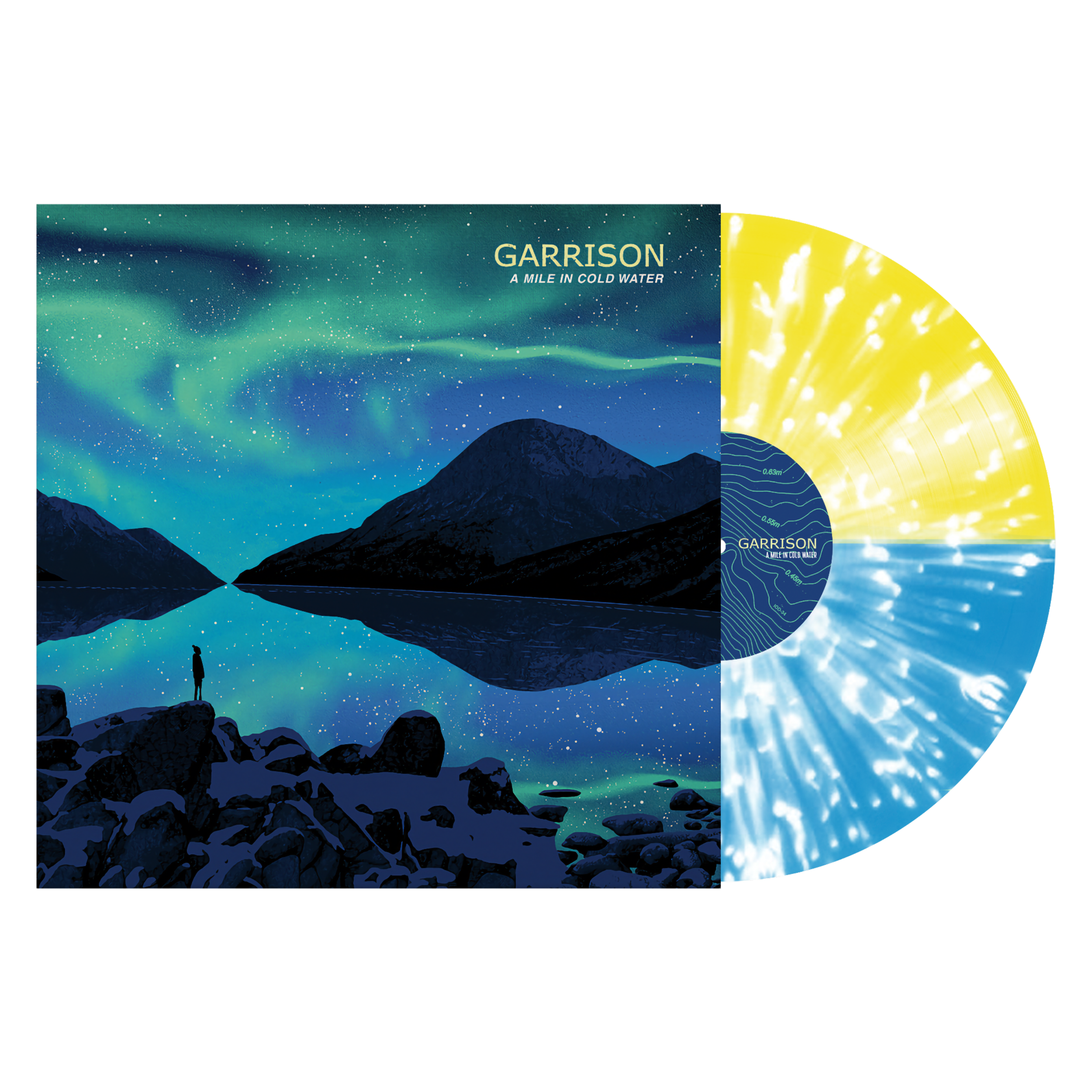 Garrison - A Mile in Cold Water - Vinyl - Blue Yellow with Splatter.png