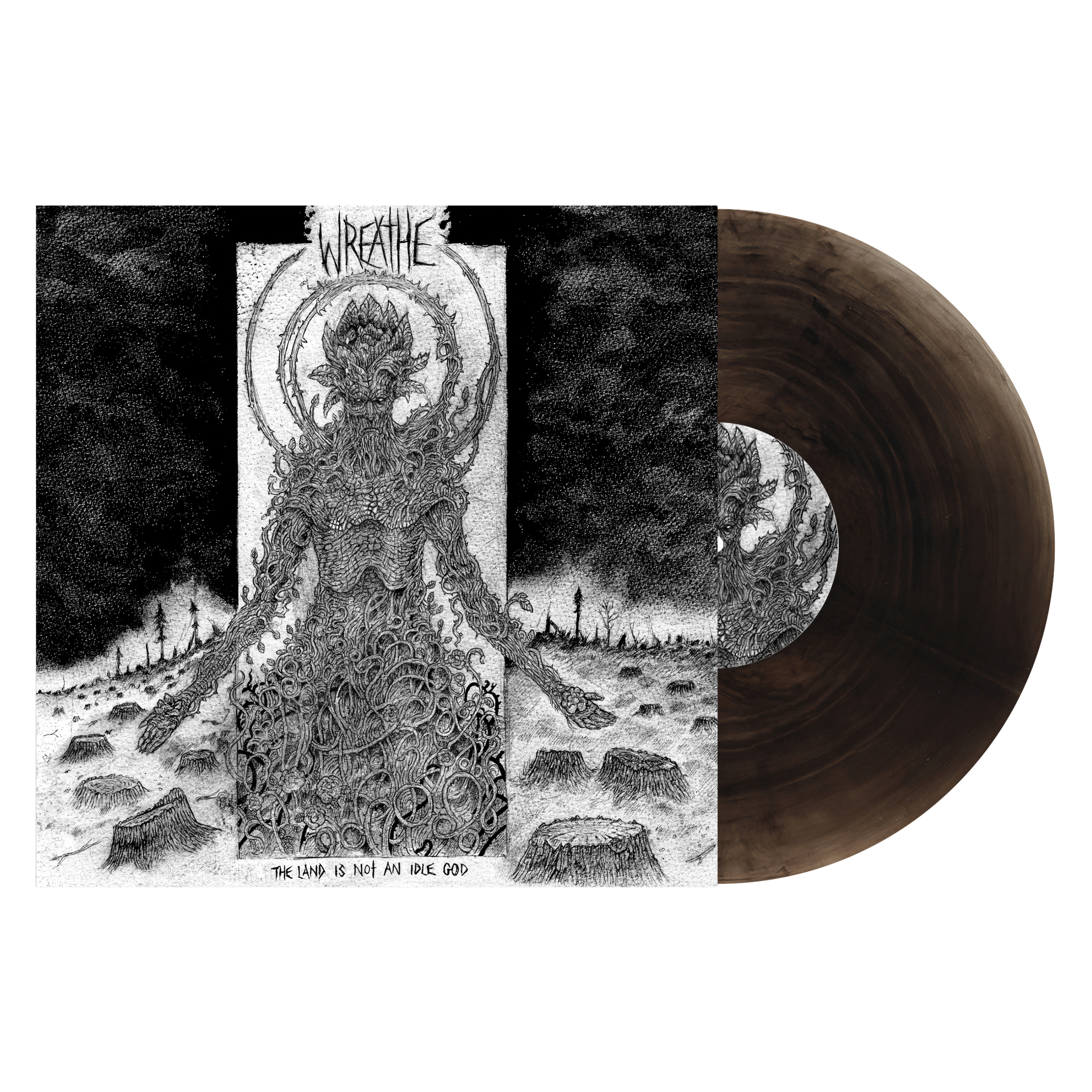 Wreathe - The Land Is Not An Idle God - Vinyl - Clear Black Marble.png