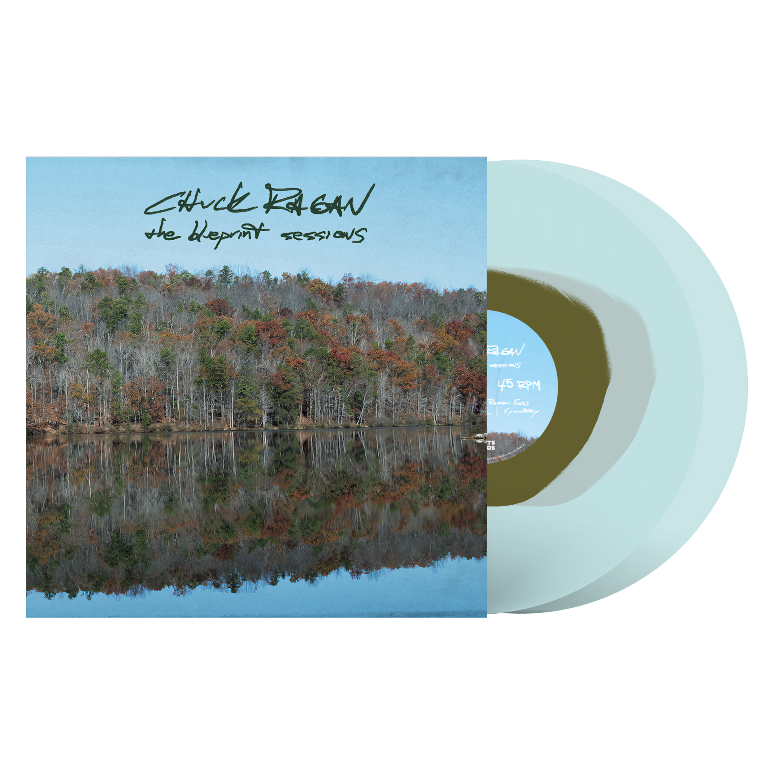 Chuck Ragan - Blueprint Sessions - Vinyl - Swamp Green : Brown in Electric Blue.png