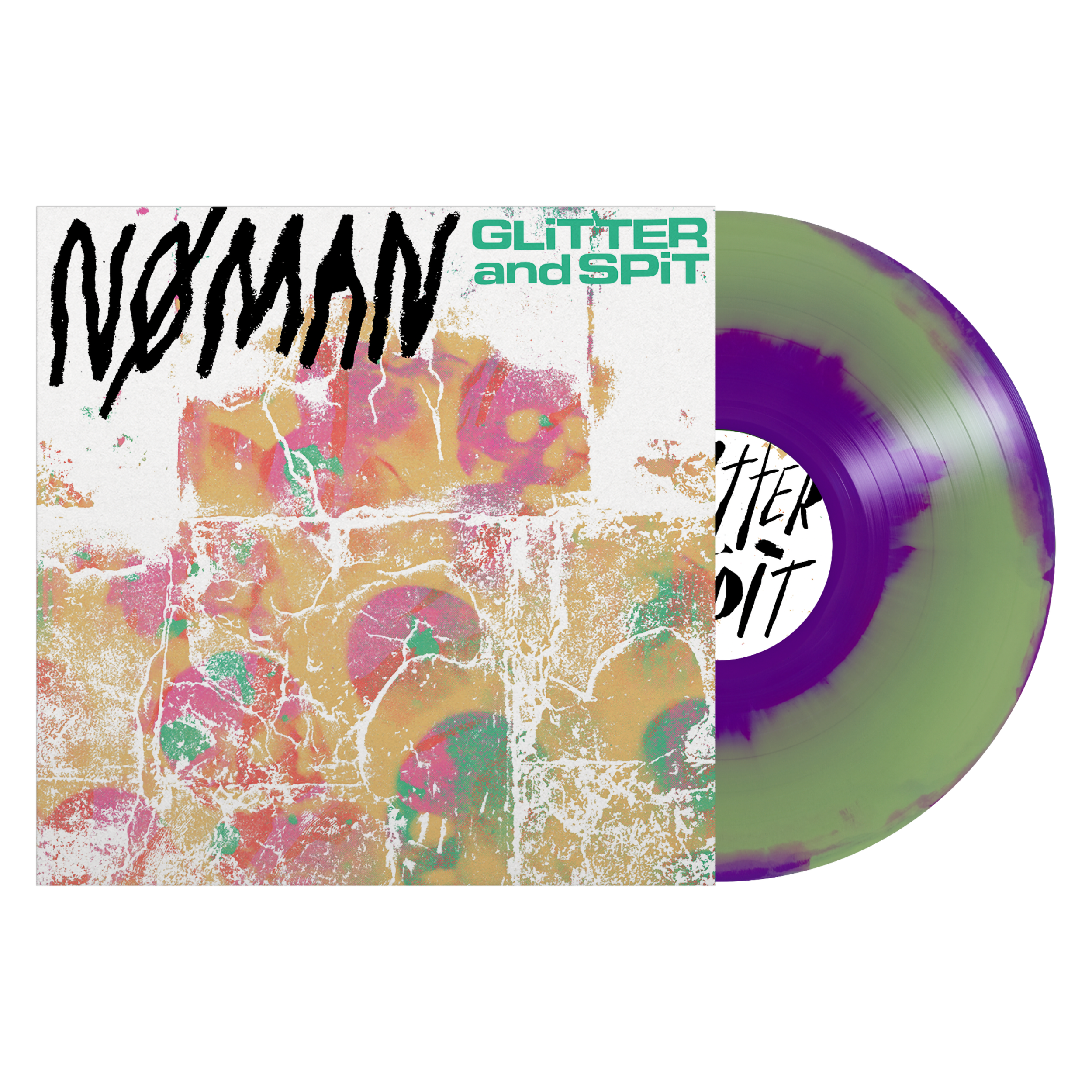 No Man - Glitter and Spit - Vinyl - Purple Green Smash.png