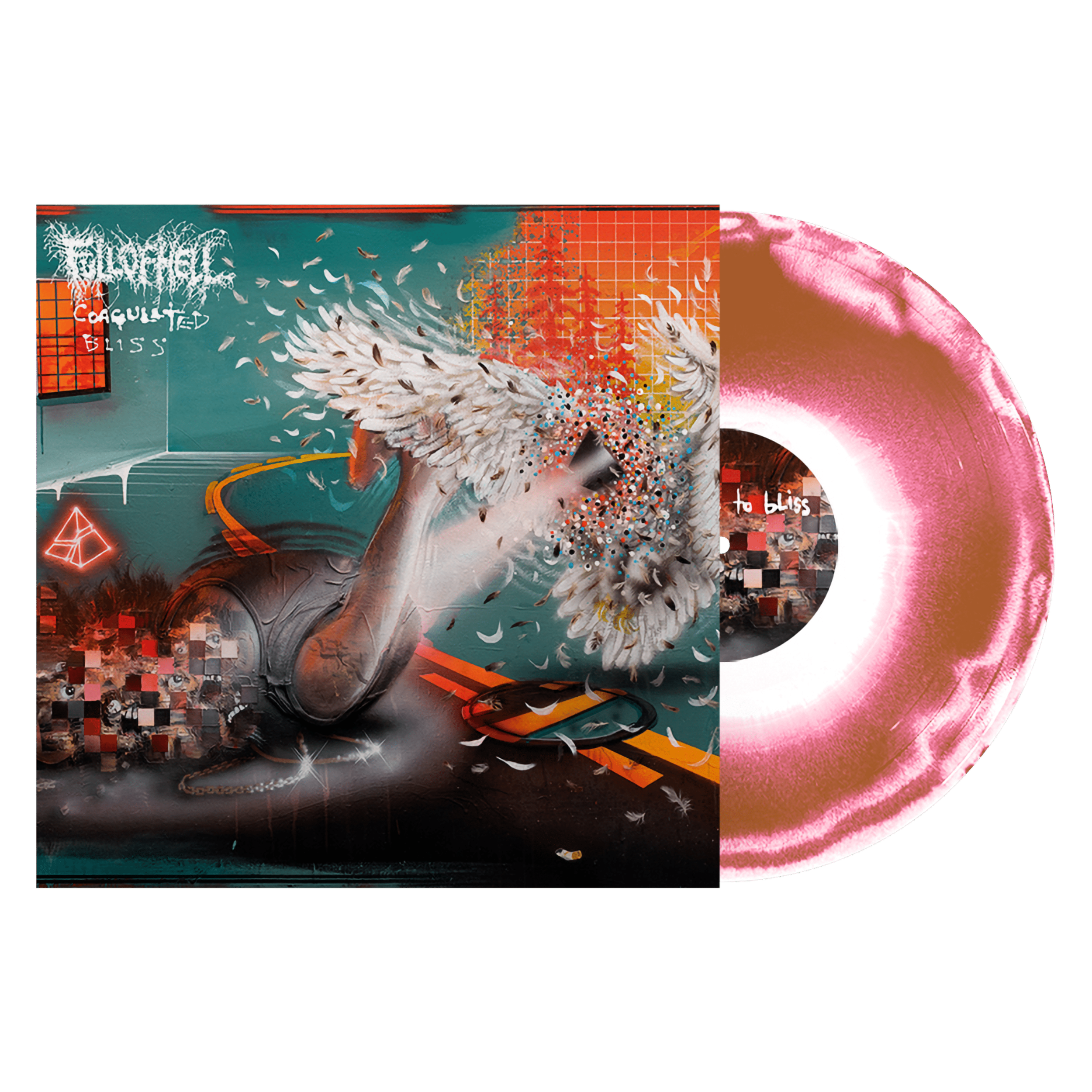 Full Of Hell - Coagulated Bliss - Vinyl - Pink White Brown Mix.png