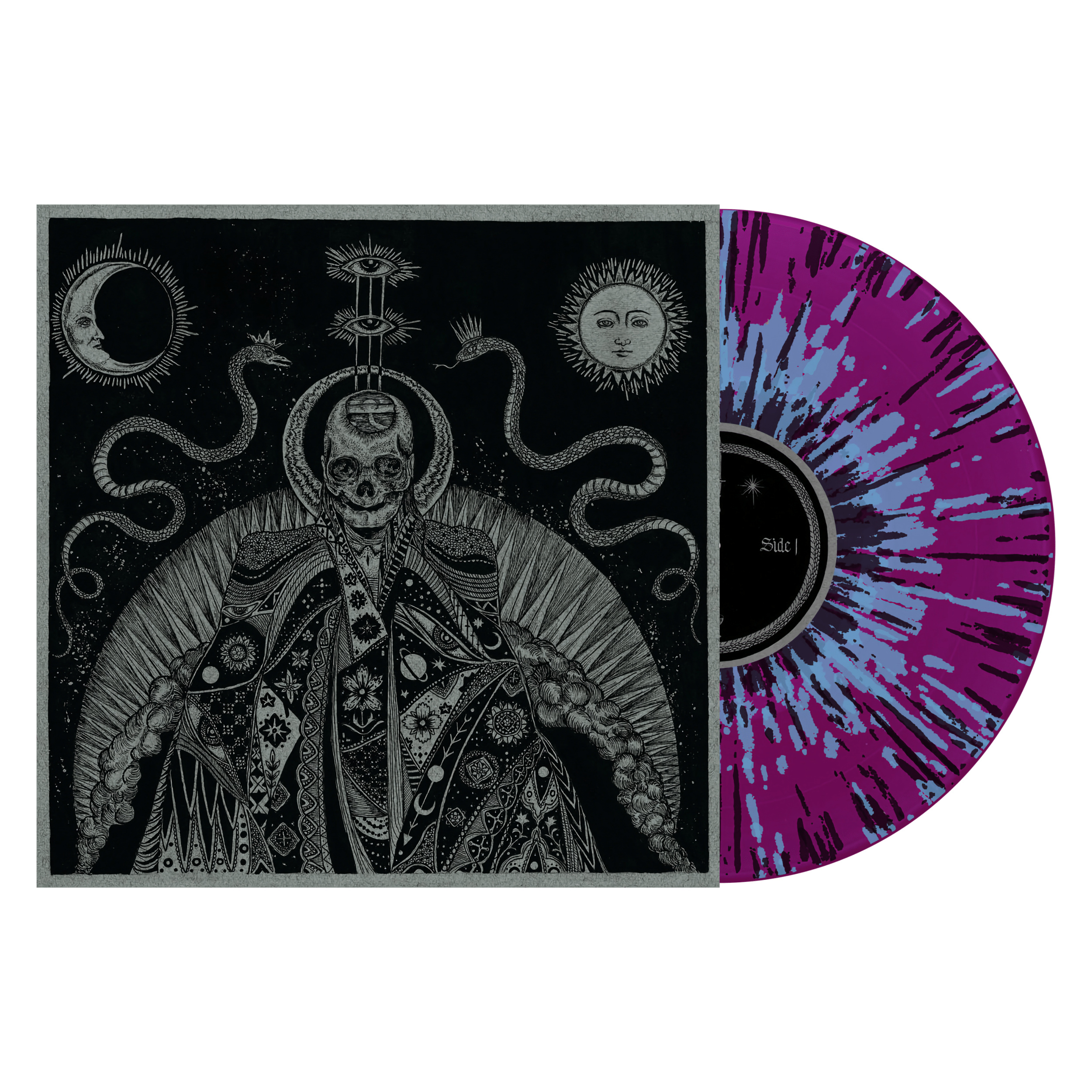 Fórn - The Departure Of Consciousness - Vinyl - Grape with Splatter.png